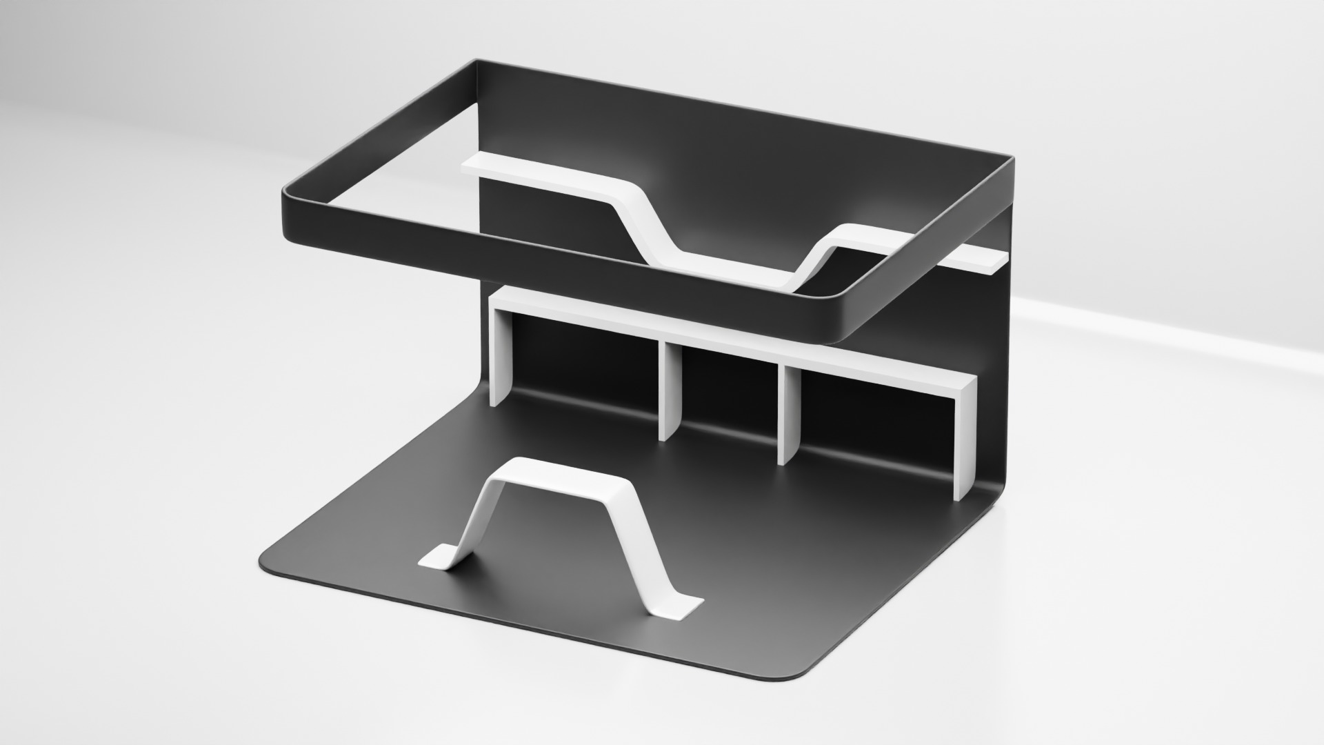 Exhibition booth 3D model_3