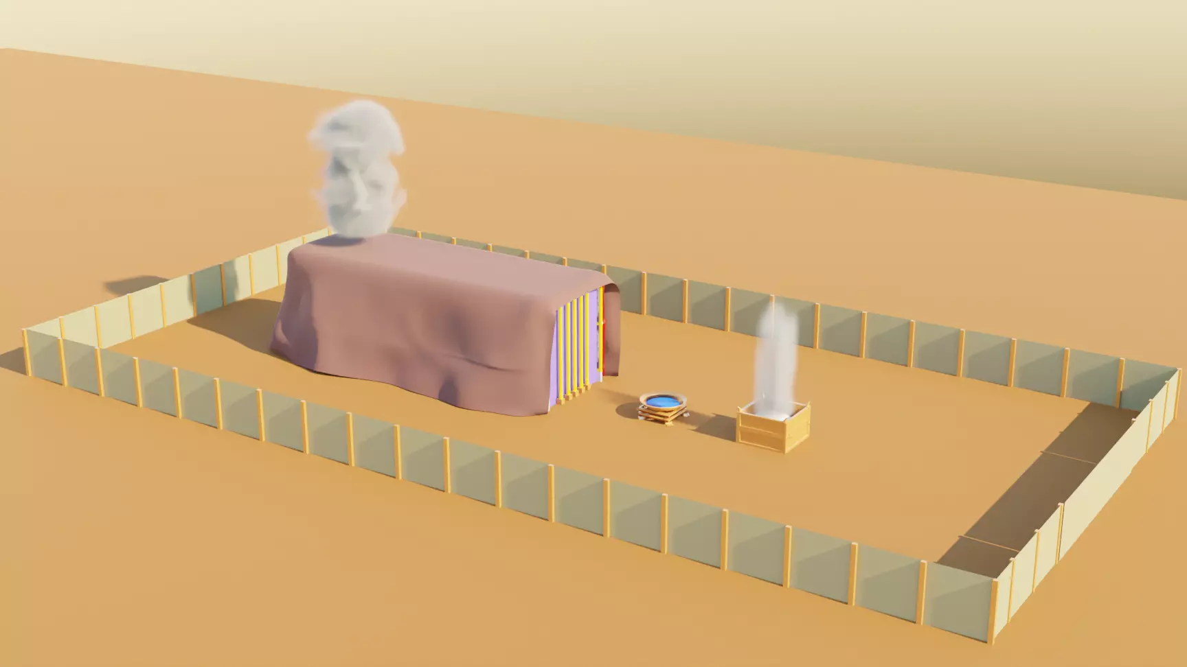 3d tabernacle 3D model_0