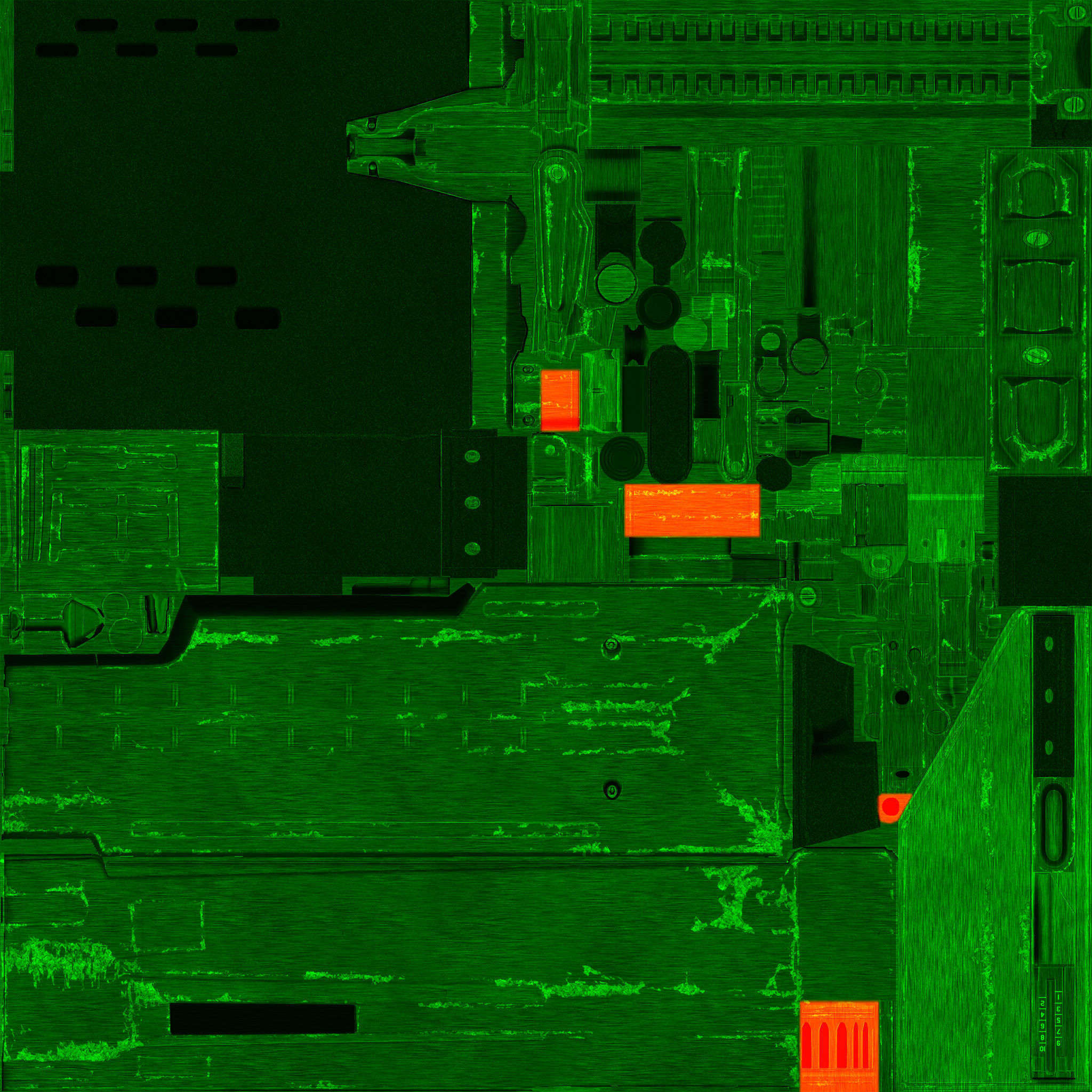48-Dragunov-gun model 3d game ready model Low-poly 3D model Low-poly 3D model_27