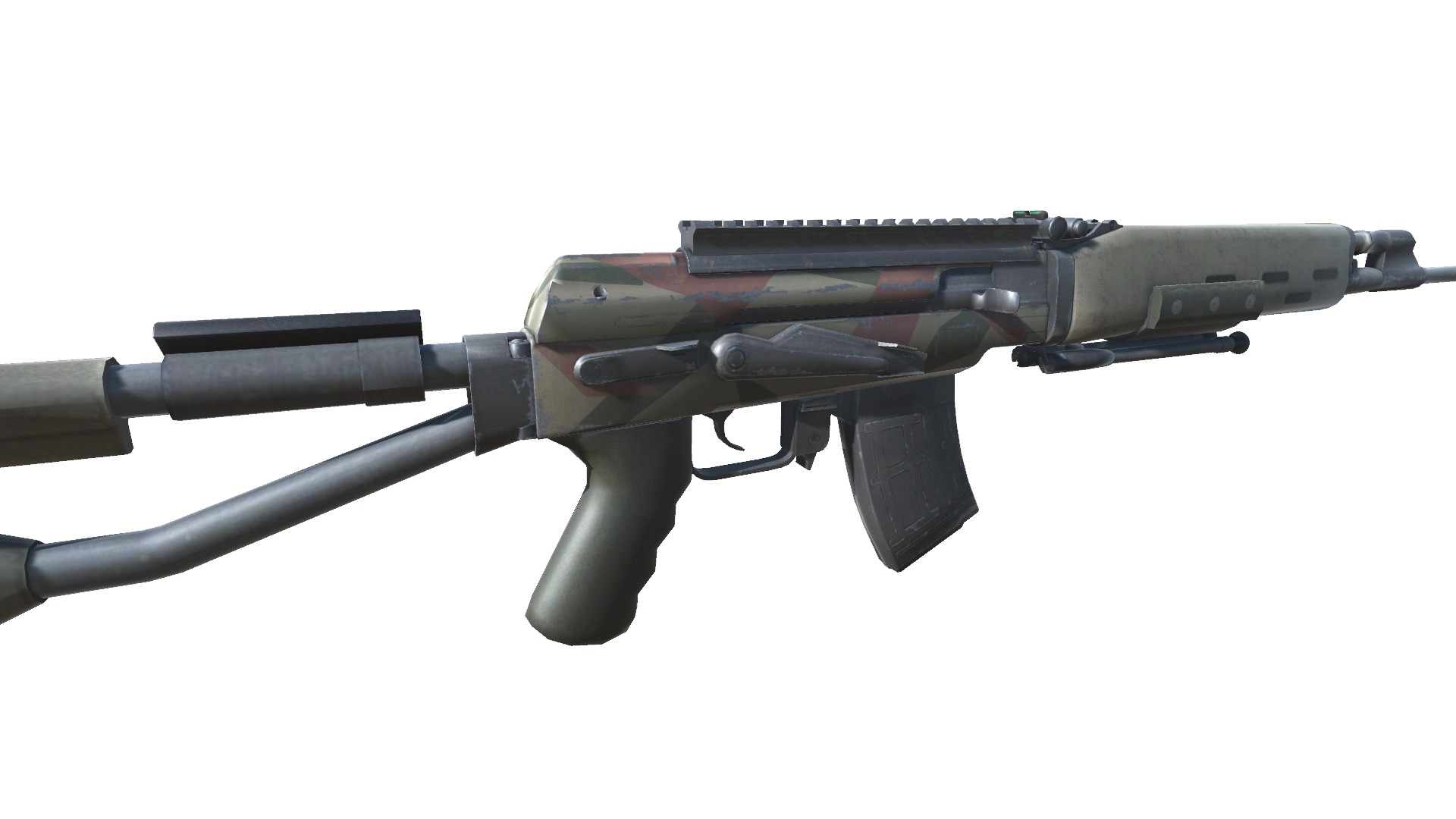 48-Dragunov-gun model 3d game ready model Low-poly 3D model Low-poly 3D model_10