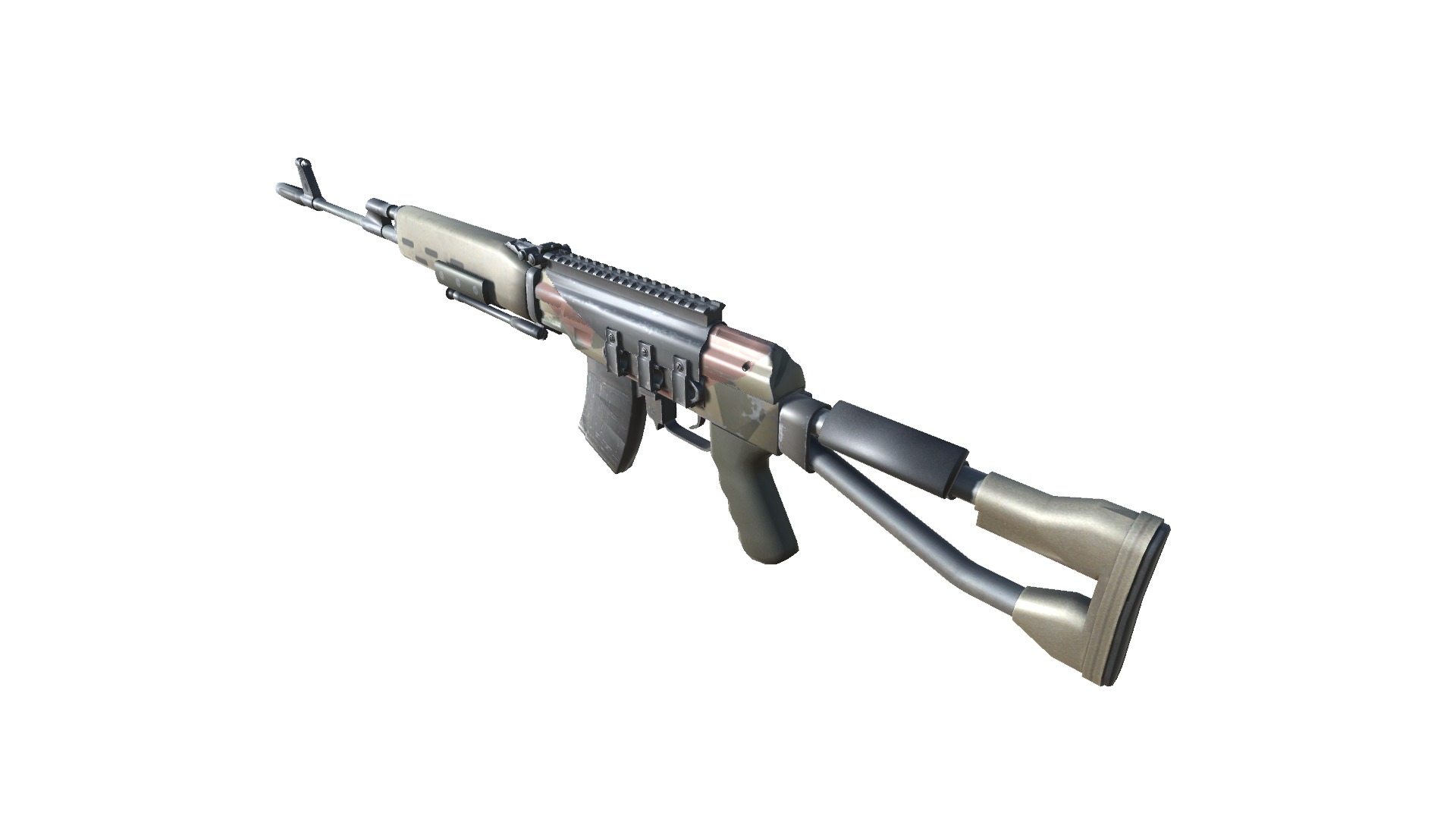 48-Dragunov-gun model 3d game ready model Low-poly 3D model Low-poly 3D model_2