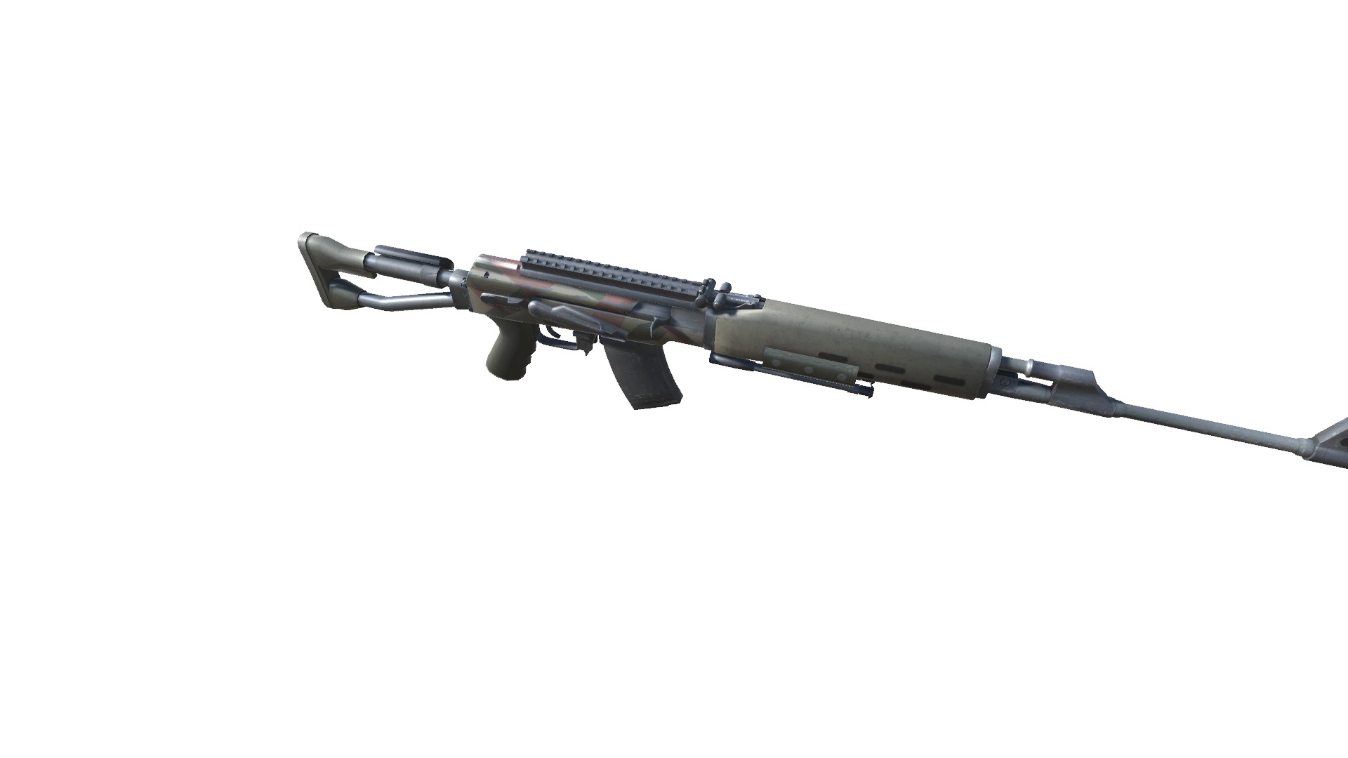 48-Dragunov-gun model 3d game ready model Low-poly 3D model Low-poly 3D model_8