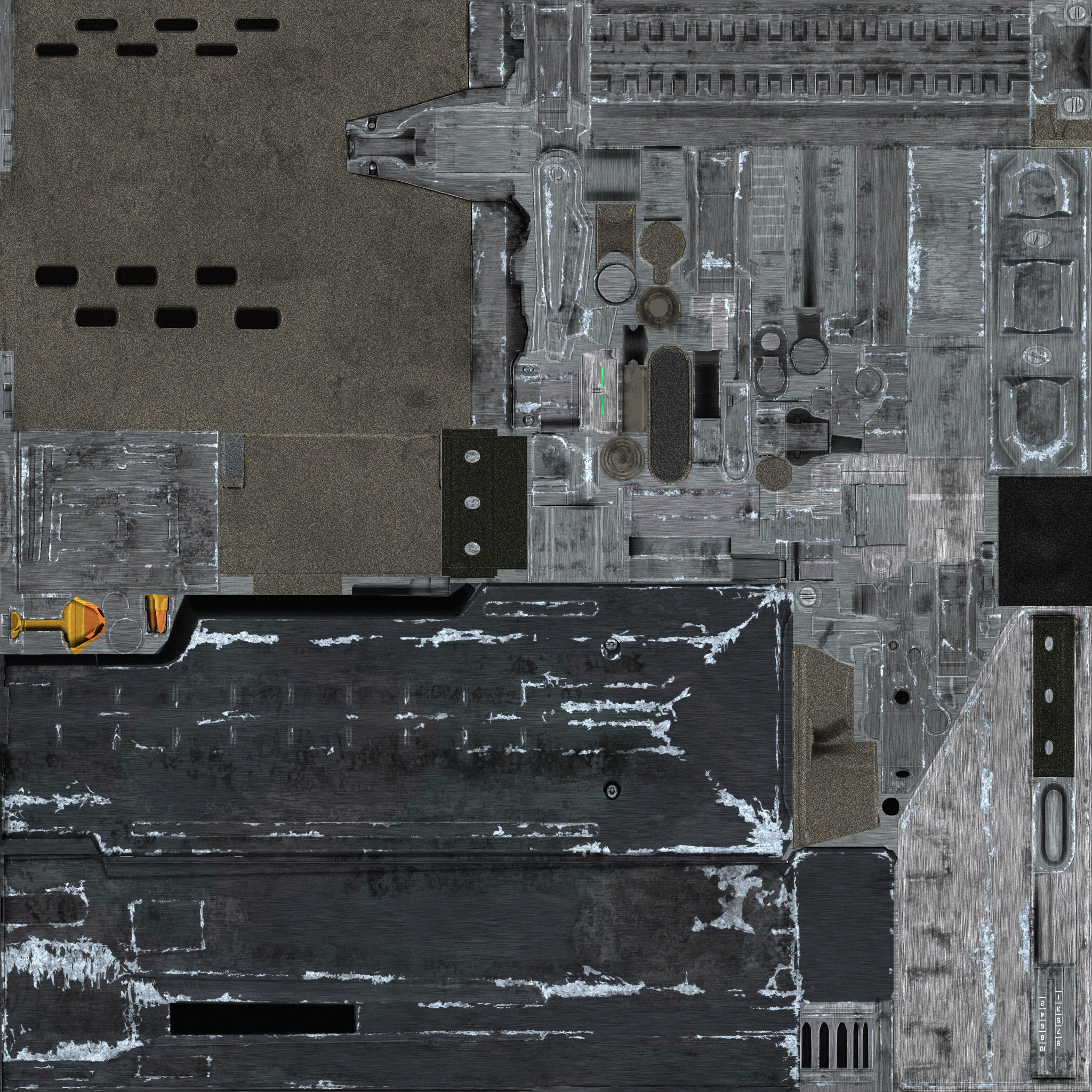 48-Dragunov-gun model 3d game ready model Low-poly 3D model Low-poly 3D model_29