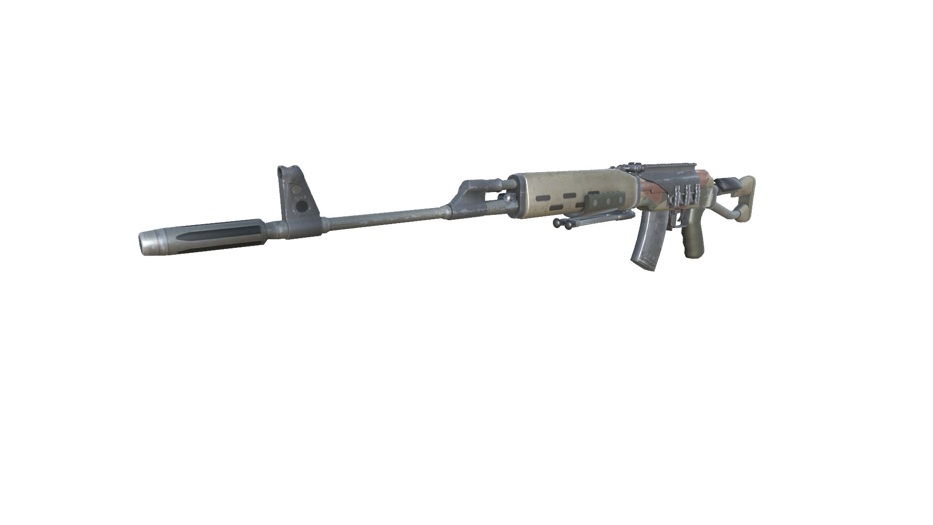 48-Dragunov-gun model 3d game ready model Low-poly 3D model Low-poly 3D model_17