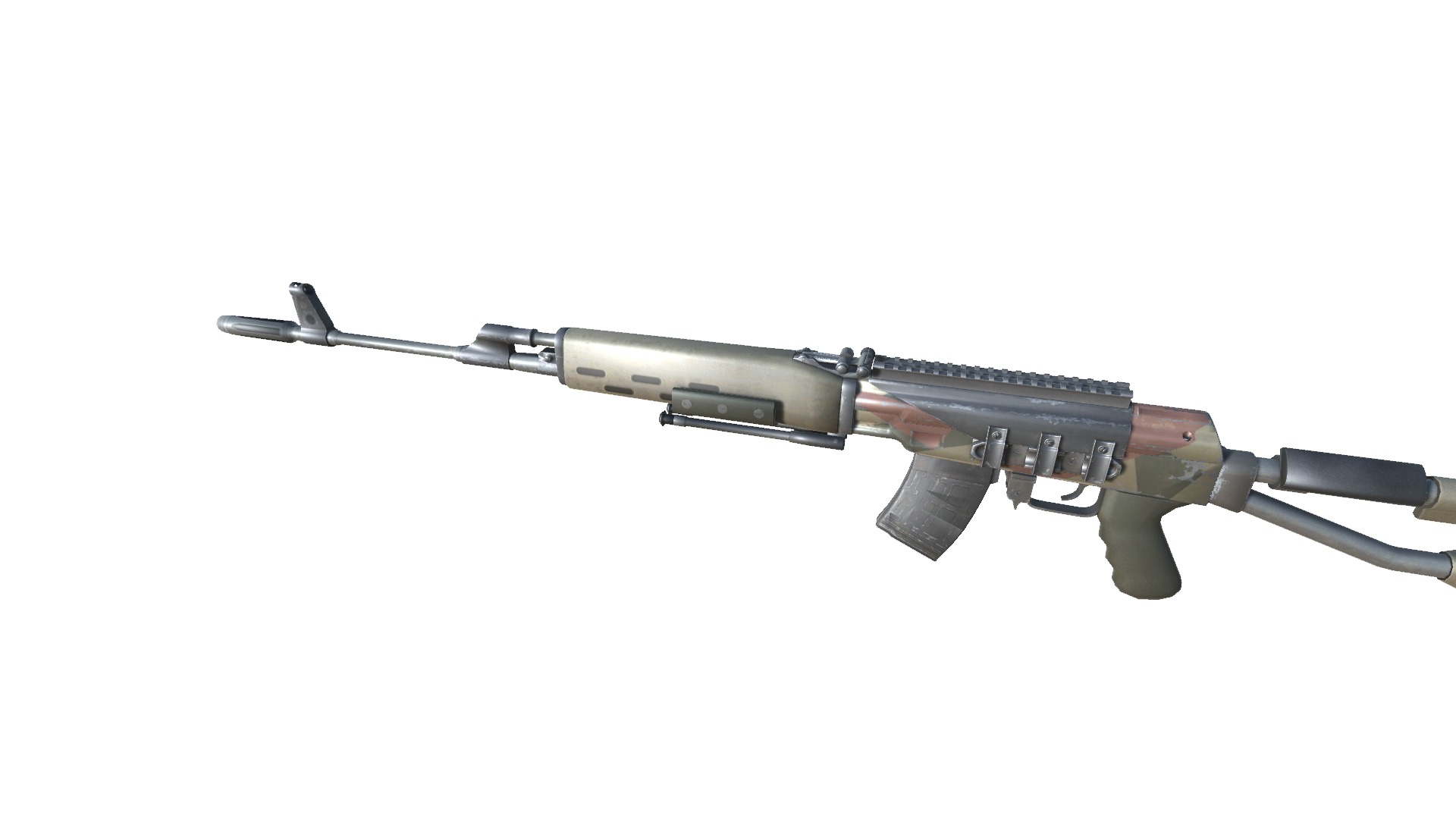 48-Dragunov-gun model 3d game ready model Low-poly 3D model Low-poly 3D model_19