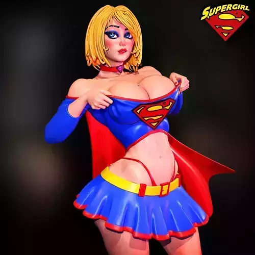 SUPER GIRL - STYLISED FAN ART