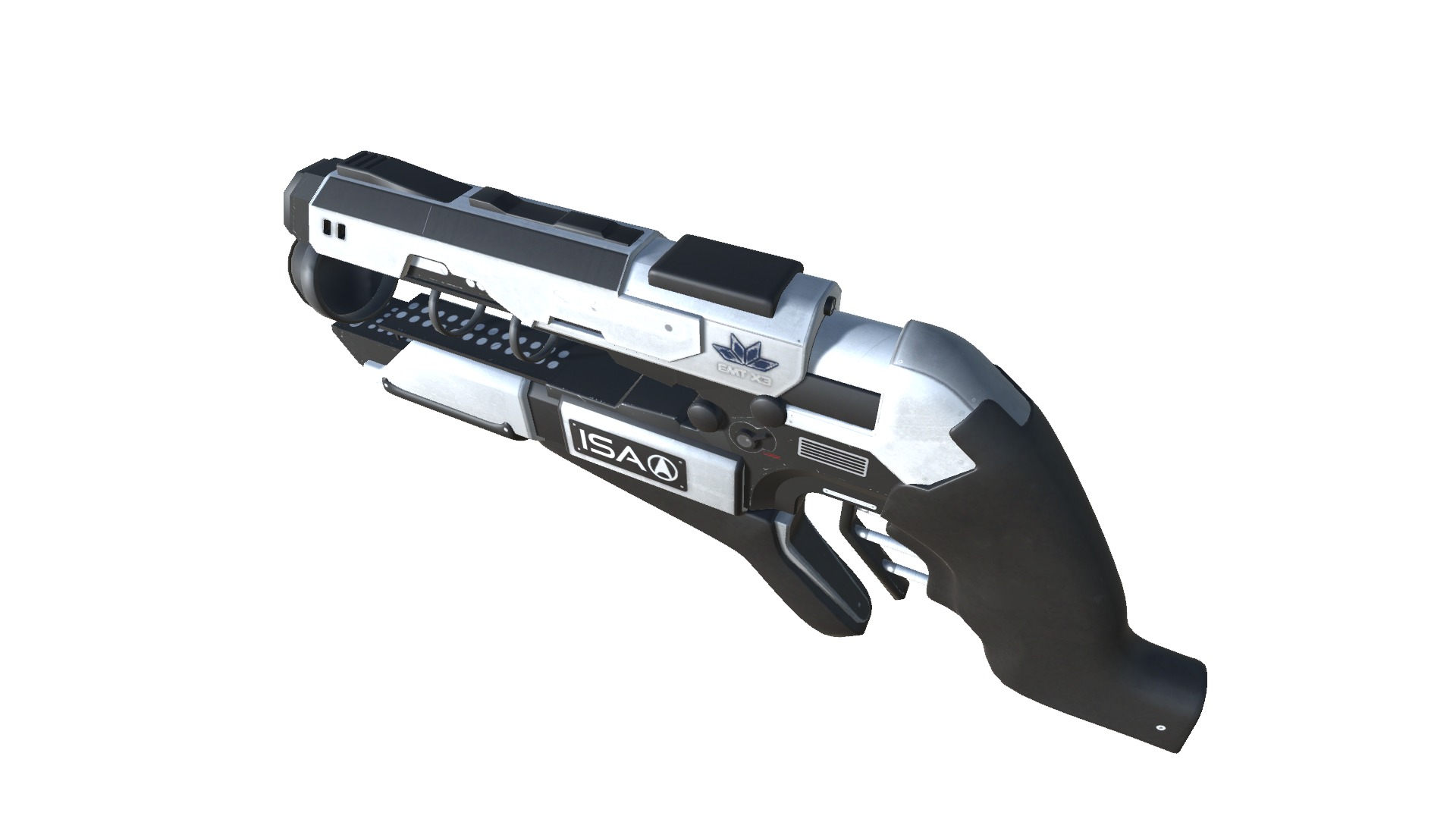 50-EnergyGun-gun model 3d game ready model Low-poly 3D model Low-poly 3D model_12