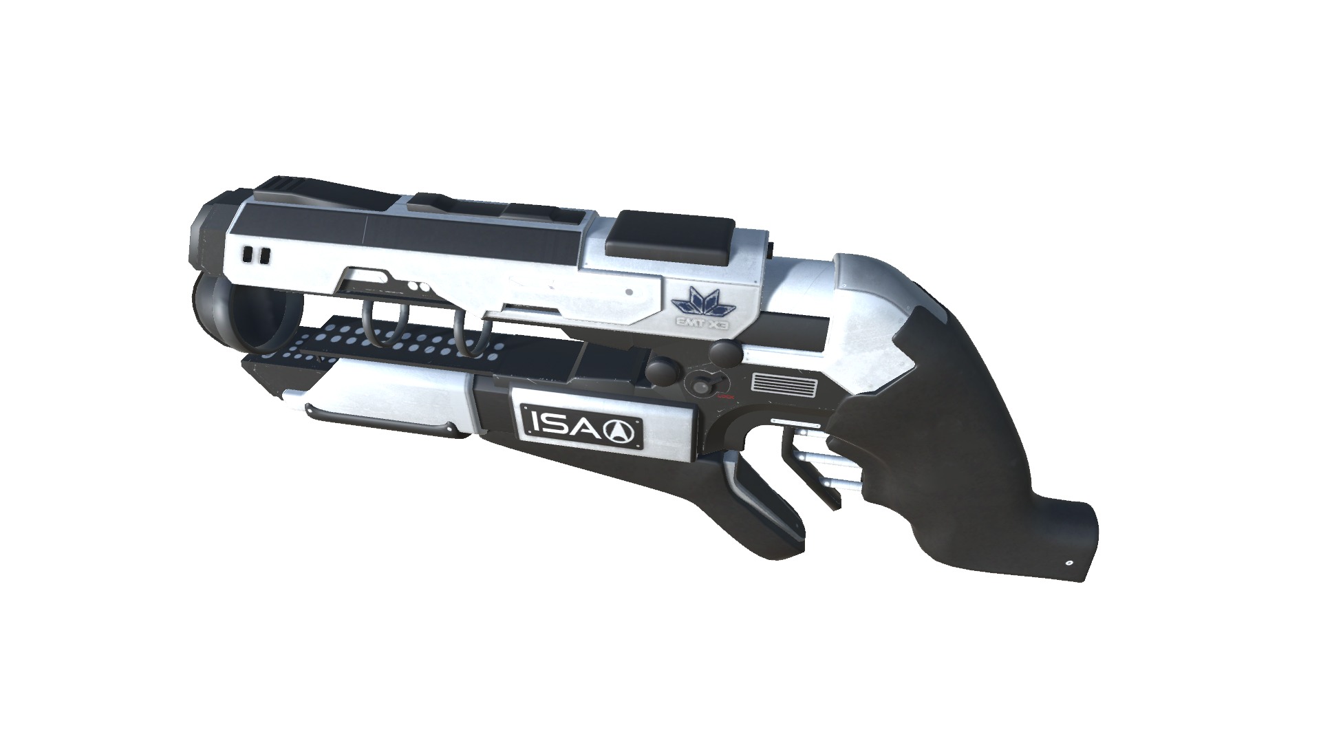 50-EnergyGun-gun model 3d game ready model Low-poly 3D model Low-poly 3D model_20