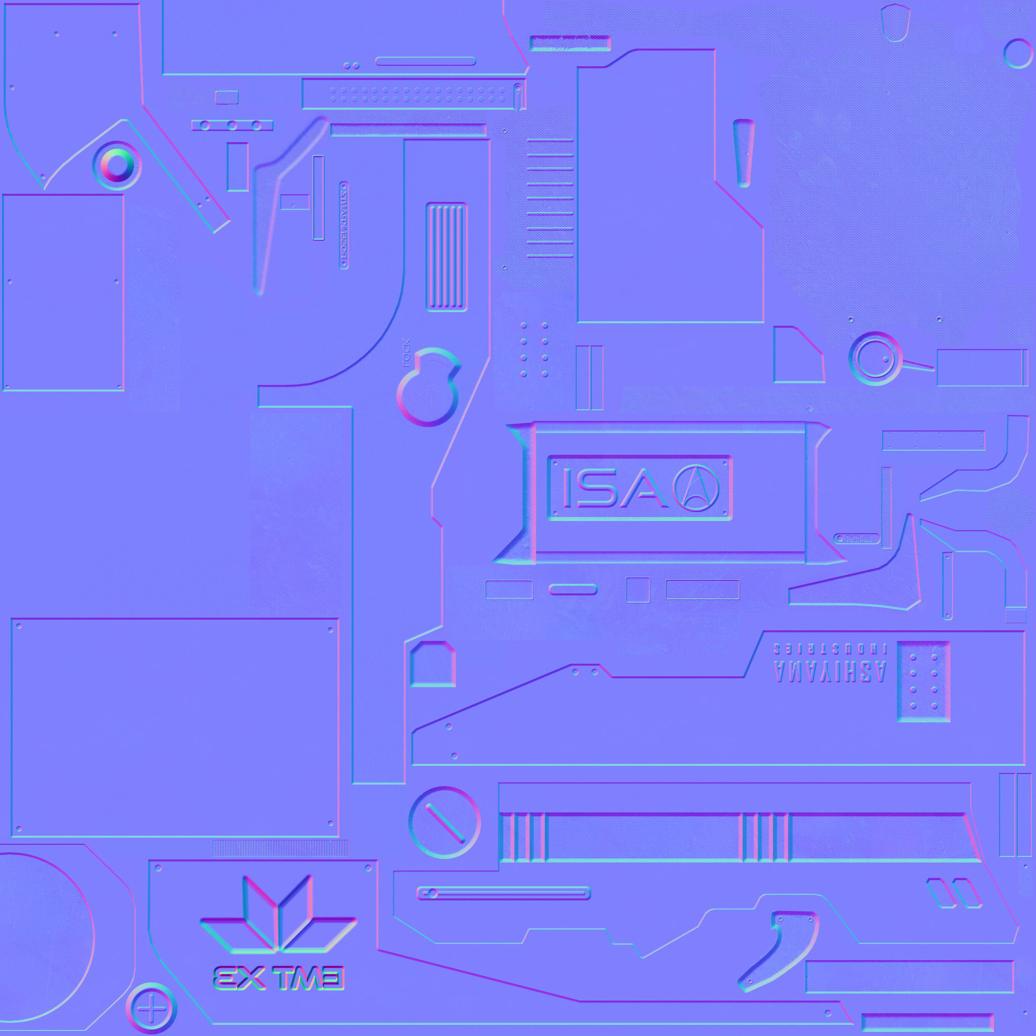 50-EnergyGun-gun model 3d game ready model Low-poly 3D model Low-poly 3D model_21