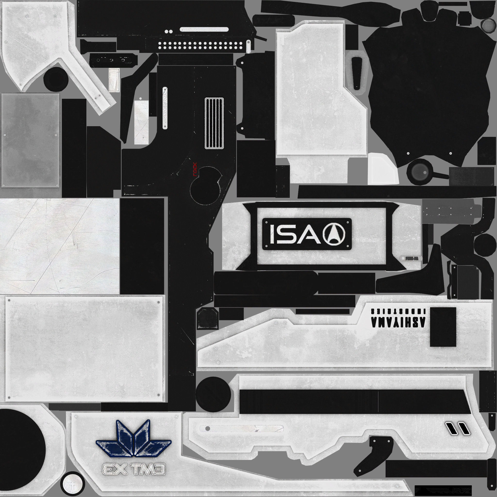 50-EnergyGun-gun model 3d game ready model Low-poly 3D model Low-poly 3D model_22