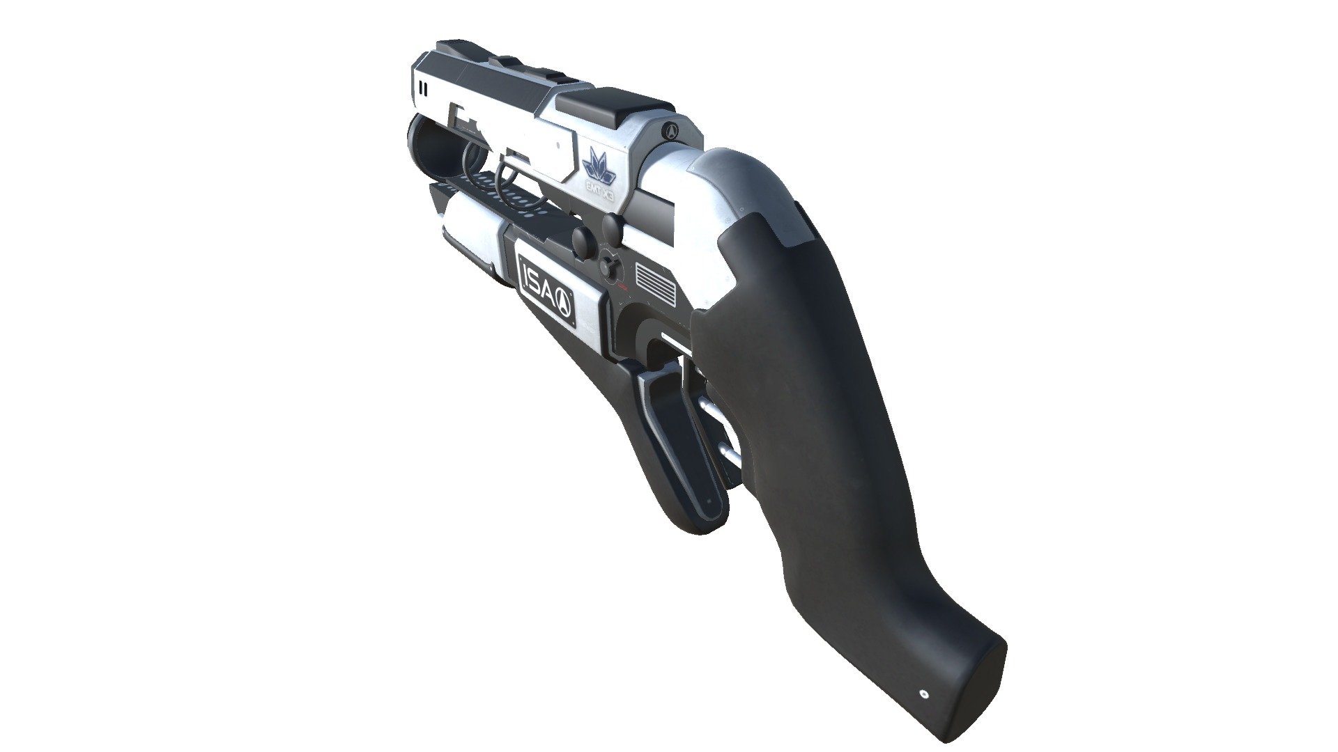 50-EnergyGun-gun model 3d game ready model Low-poly 3D model Low-poly 3D model_15