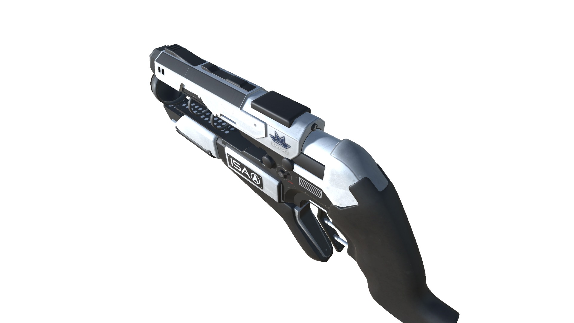 50-EnergyGun-gun model 3d game ready model Low-poly 3D model Low-poly 3D model_14