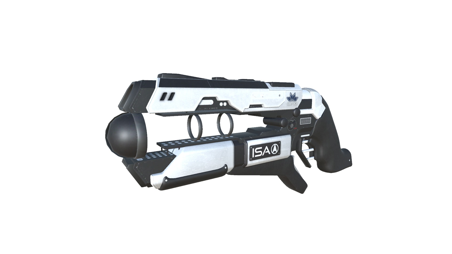 50-EnergyGun-gun model 3d game ready model Low-poly 3D model Low-poly 3D model_17