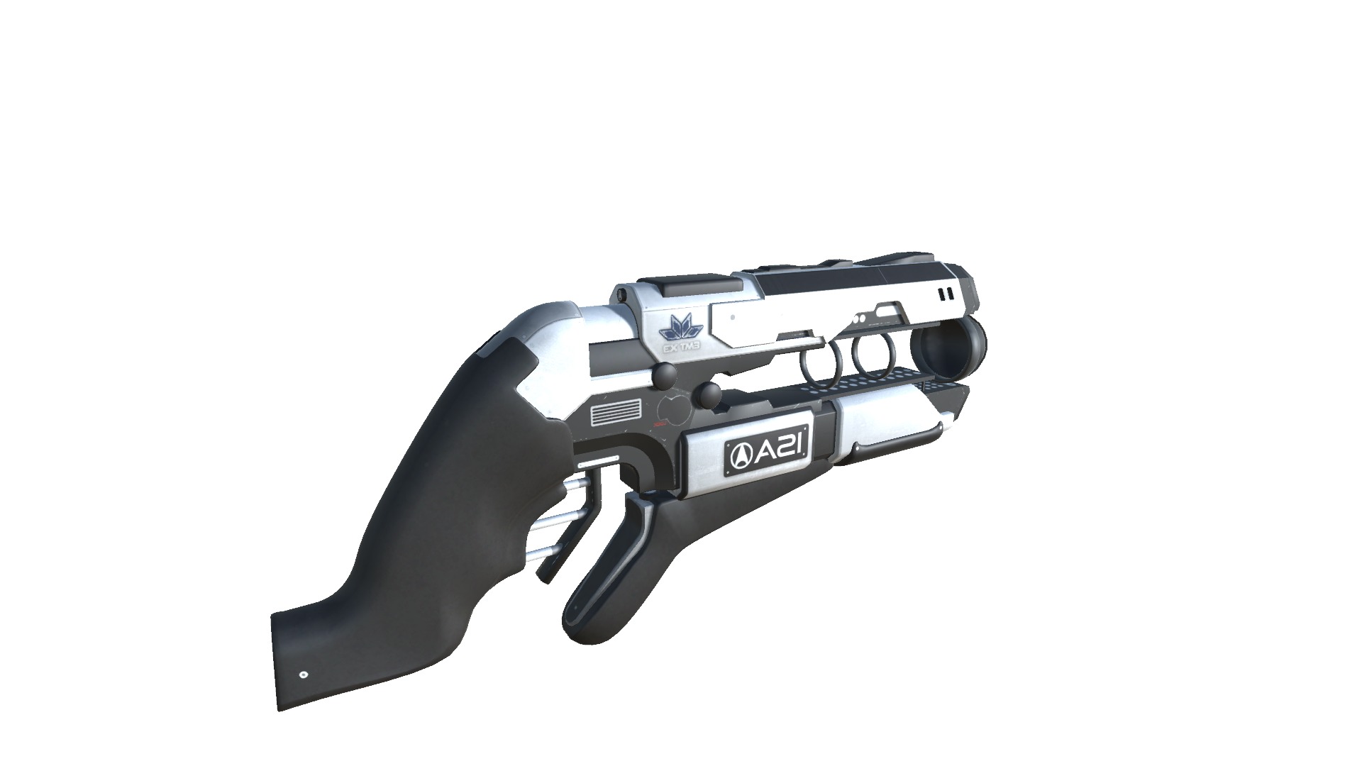 50-EnergyGun-gun model 3d game ready model Low-poly 3D model Low-poly 3D model_13