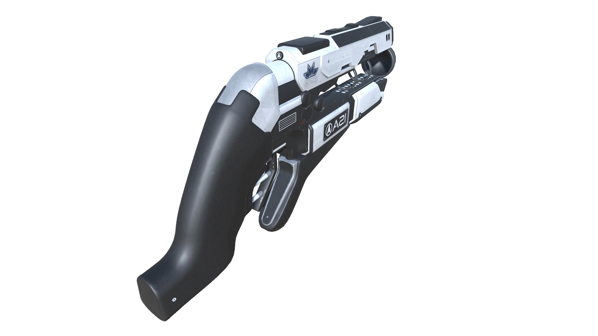 50-EnergyGun-gun model 3d game ready model Low-poly 3D model Low-poly 3D model_3