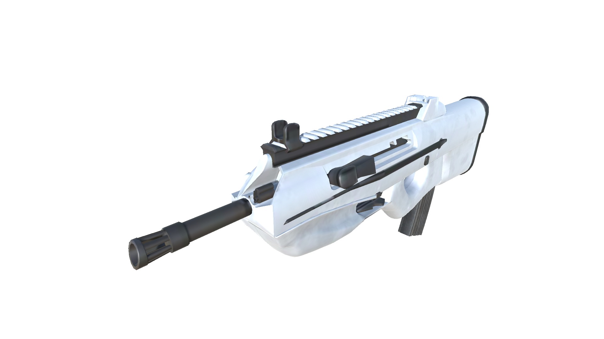51-F2000-gun model 3d game ready model Low-poly 3D model Low-poly 3D model_20