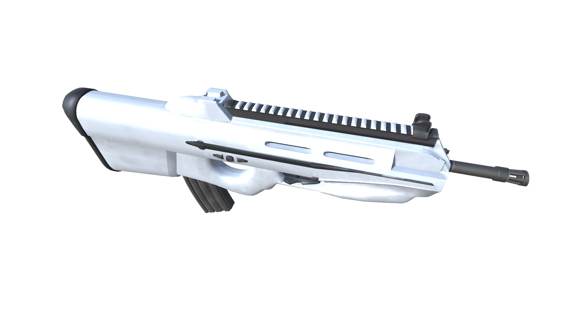51-F2000-gun model 3d game ready model Low-poly 3D model Low-poly 3D model_6