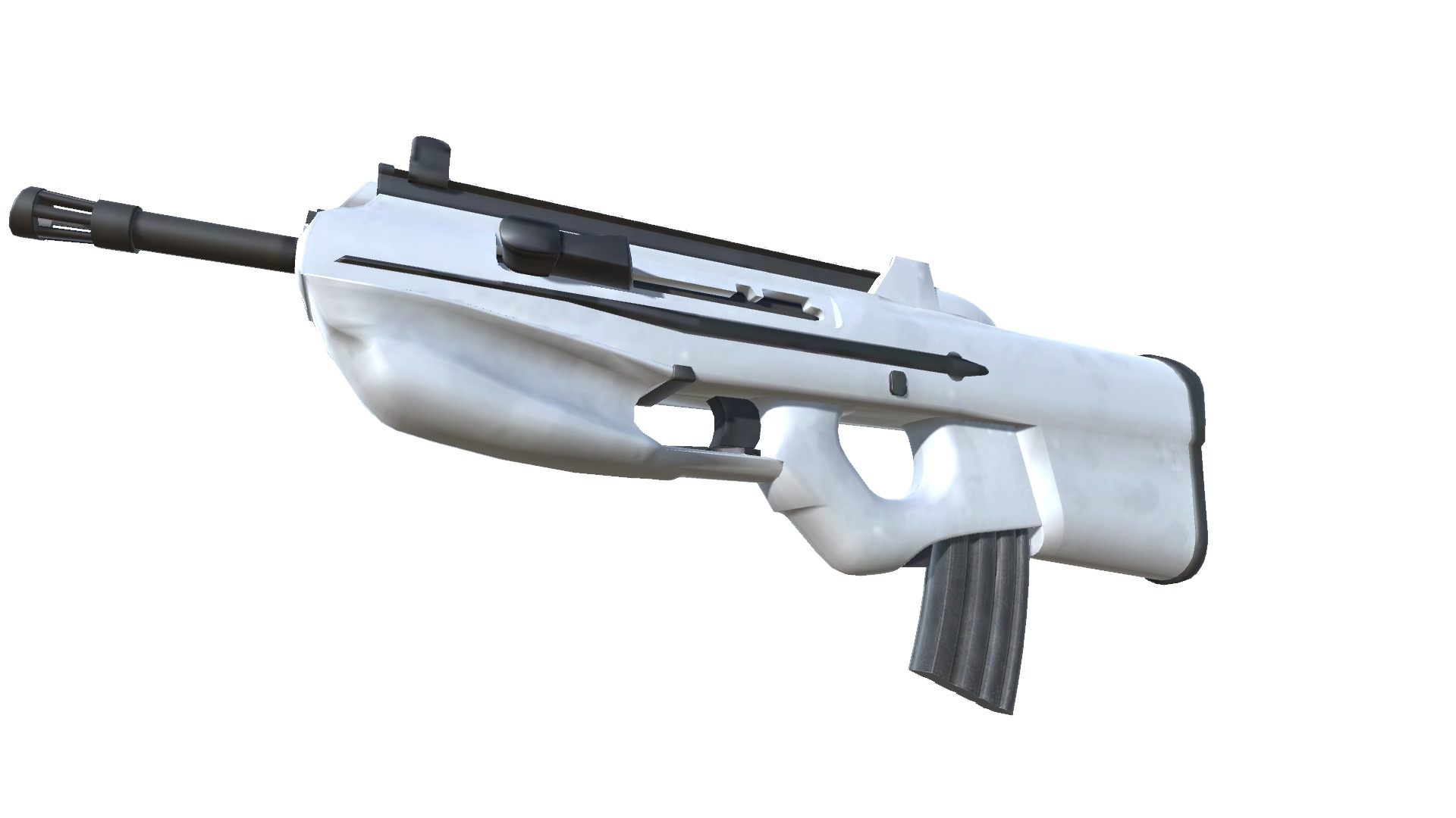 51-F2000-gun model 3d game ready model Low-poly 3D model Low-poly 3D model_1