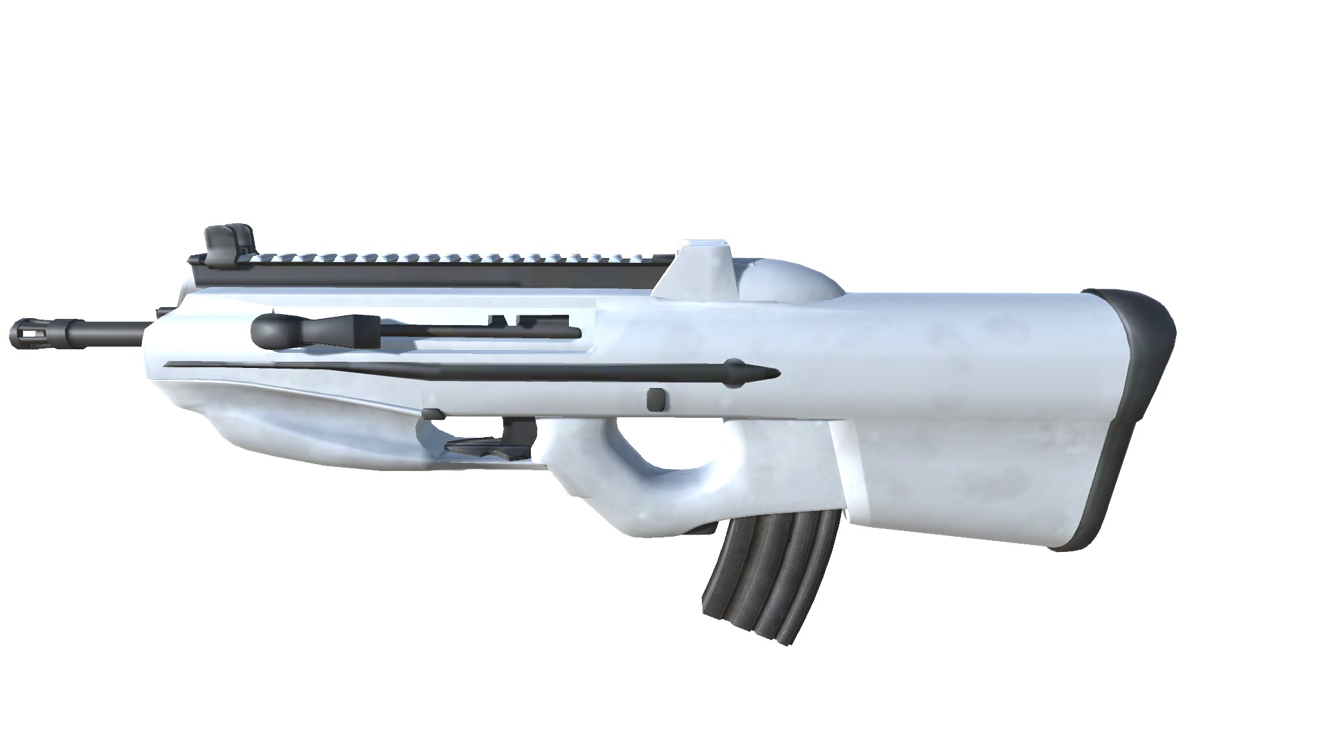 51-F2000-gun model 3d game ready model Low-poly 3D model Low-poly 3D model_17