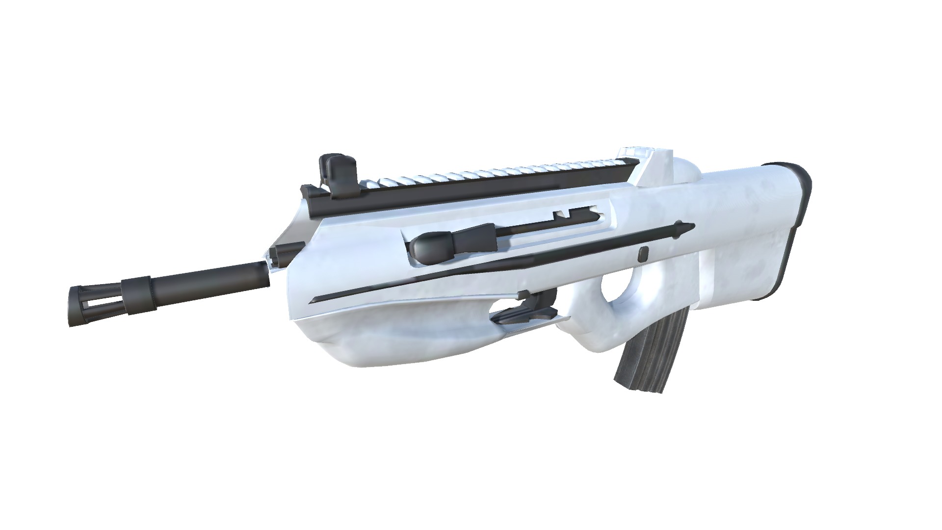 51-F2000-gun model 3d game ready model Low-poly 3D model Low-poly 3D model_19