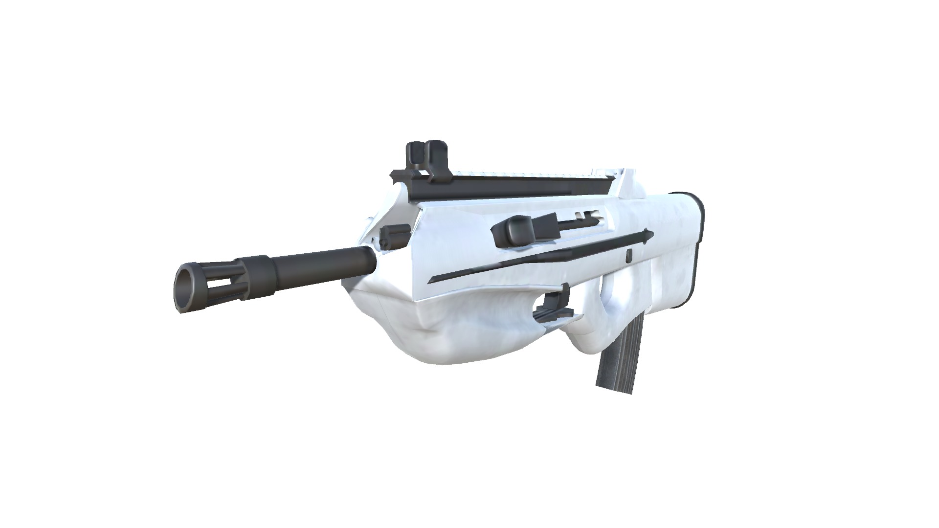 51-F2000-gun model 3d game ready model Low-poly 3D model Low-poly 3D model_14