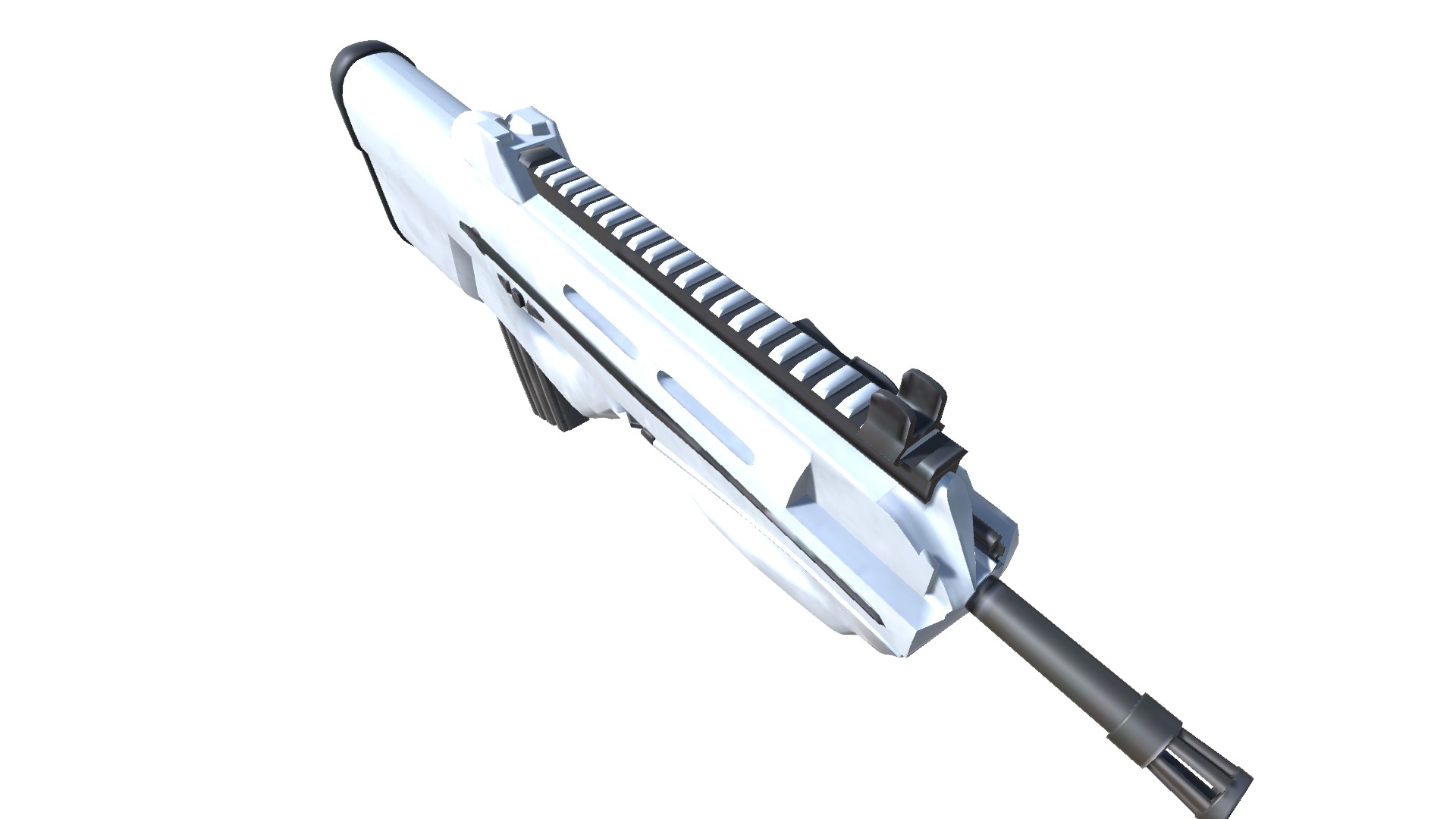 51-F2000-gun model 3d game ready model Low-poly 3D model Low-poly 3D model_9