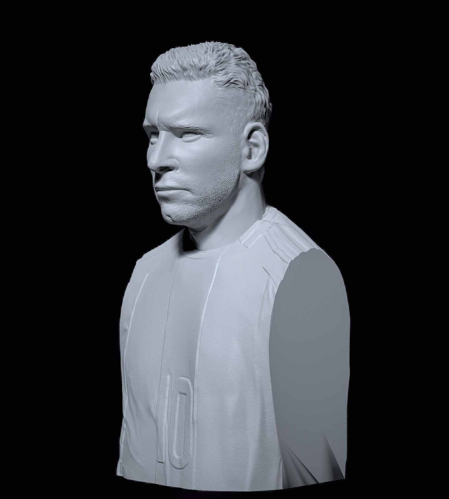 Player Ver Lionel Messi Leo Messi footballer 3D print model_6