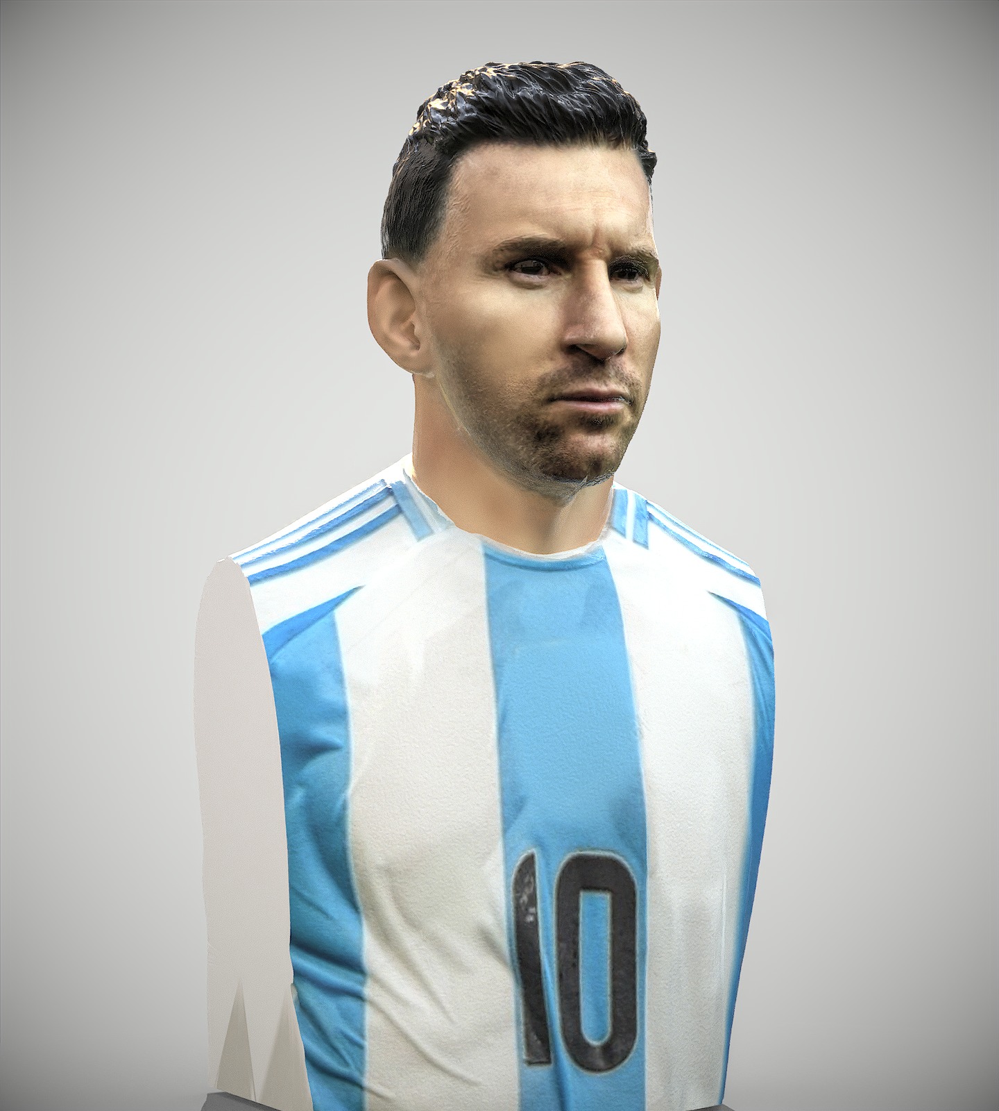 Player Ver Lionel Messi Leo Messi footballer 3D print model_1