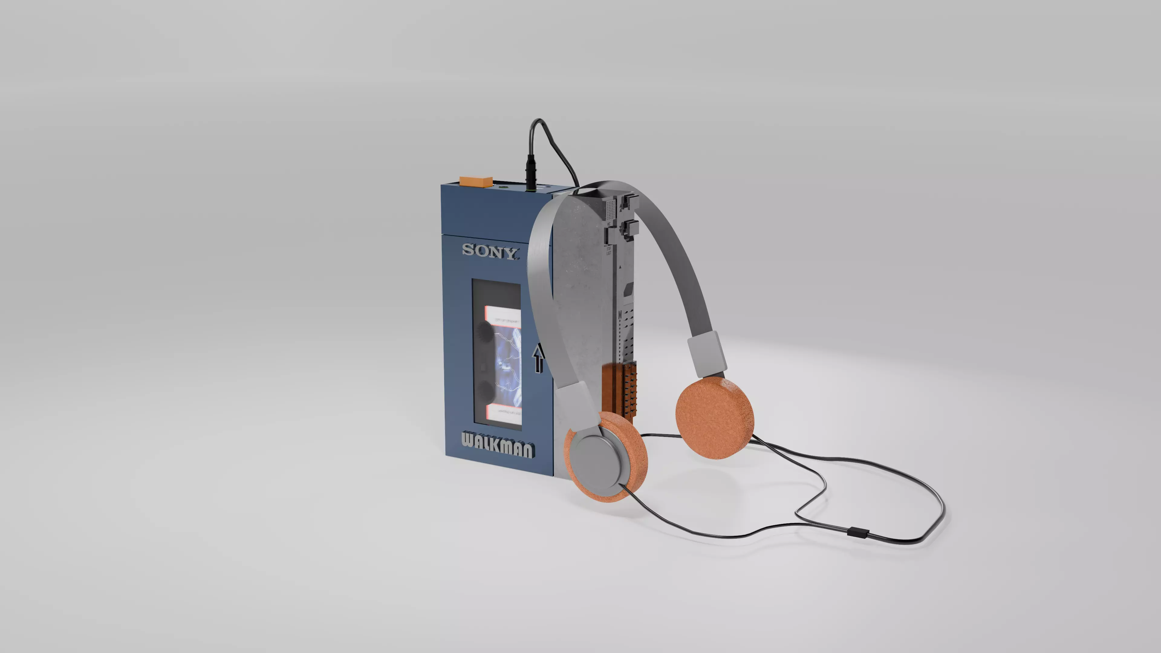 Sony walkman 3D model