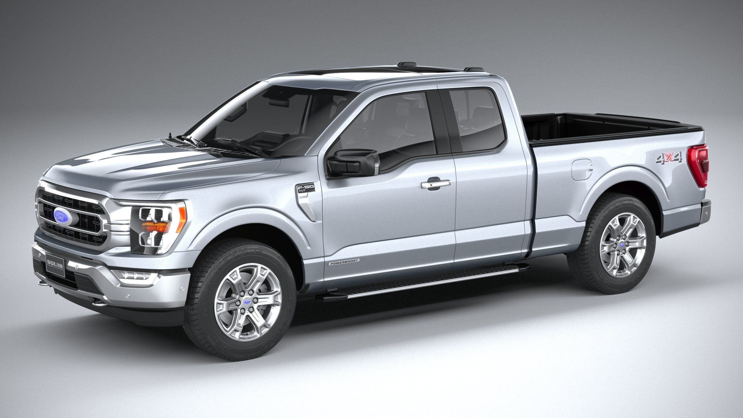 F-150 XLT Super Cab 2022 3D model_6