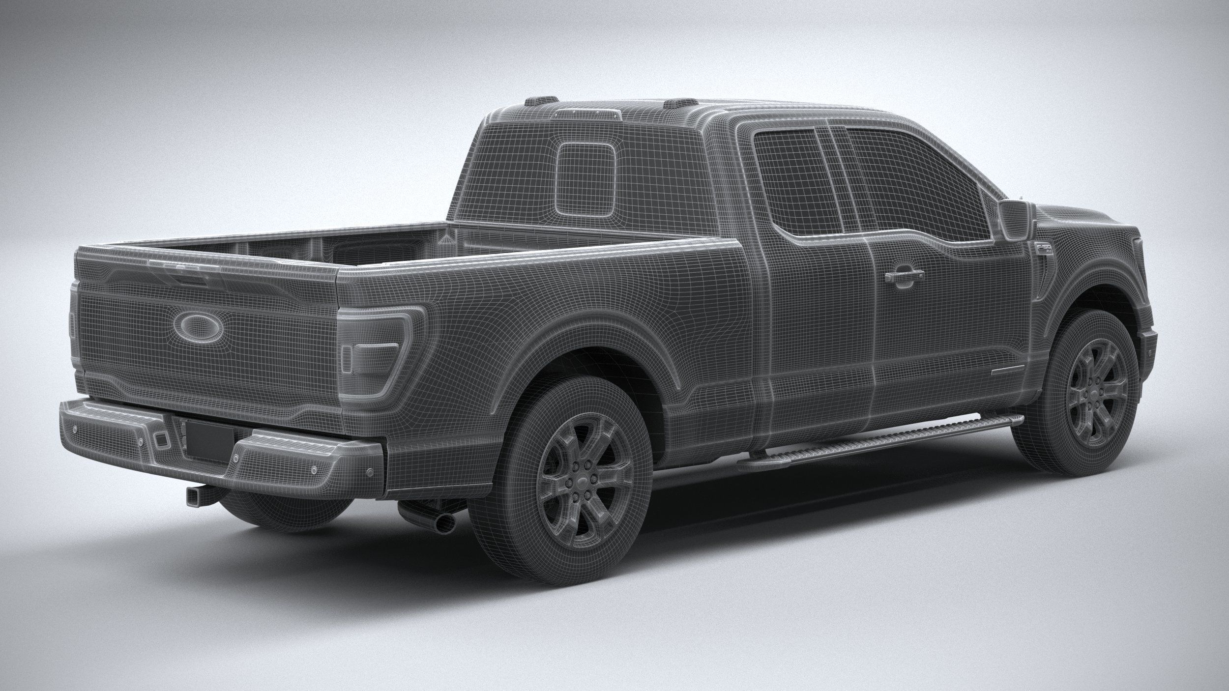 F-150 XLT Super Cab 2022 3D model_29