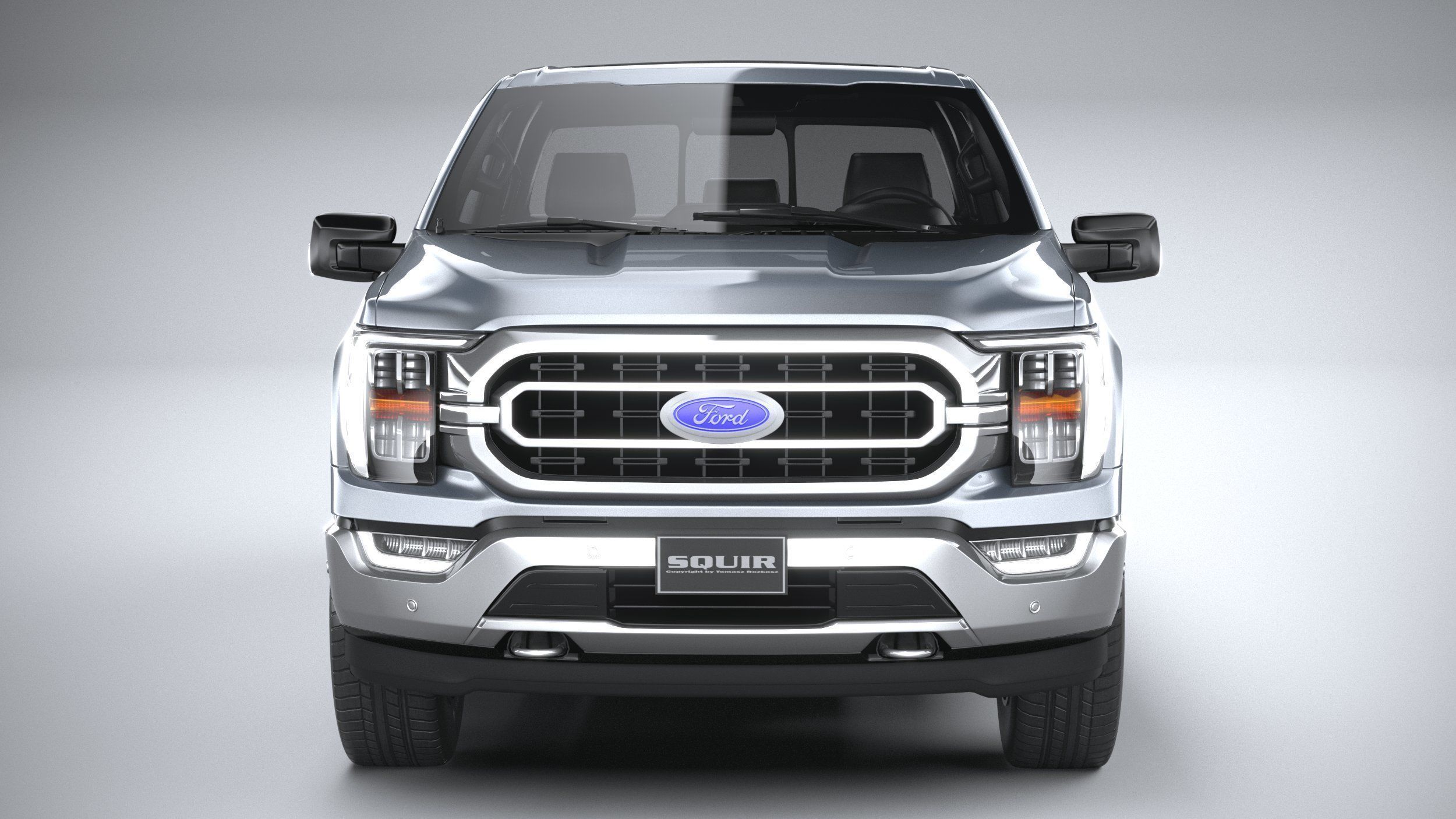F-150 XLT Super Cab 2022 3D model_8