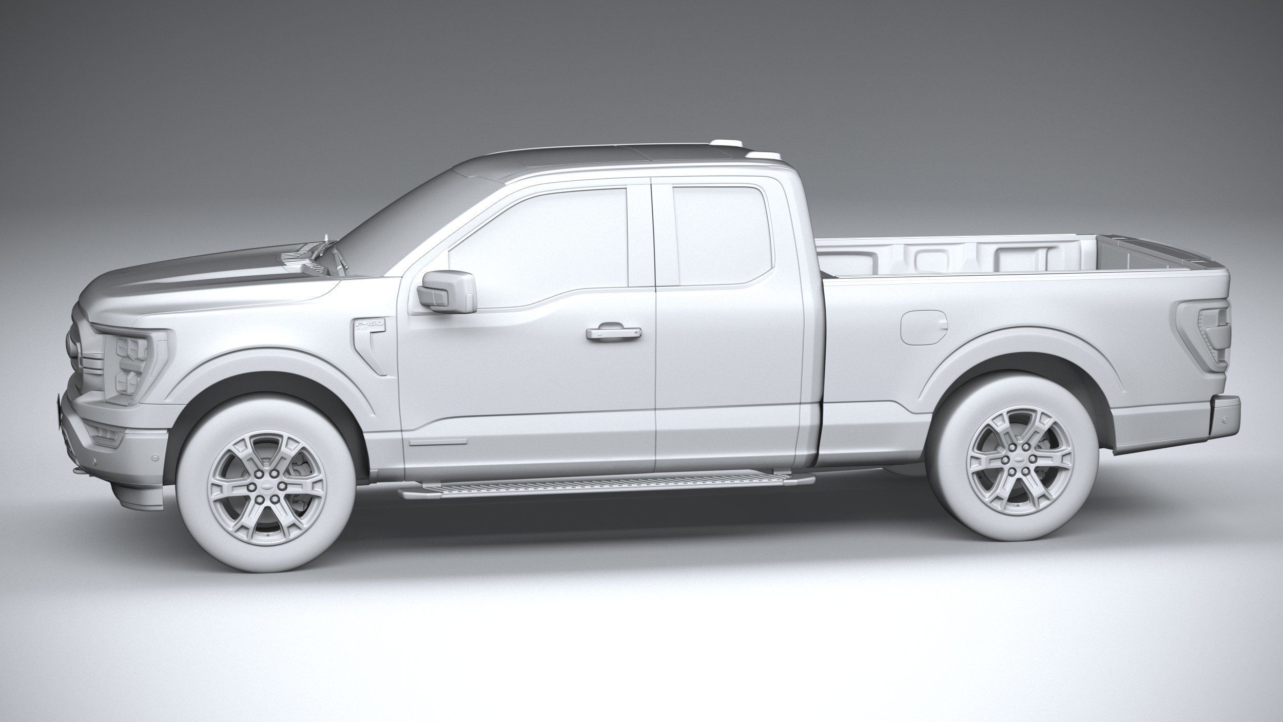 F-150 XLT Super Cab 2022 3D model_23