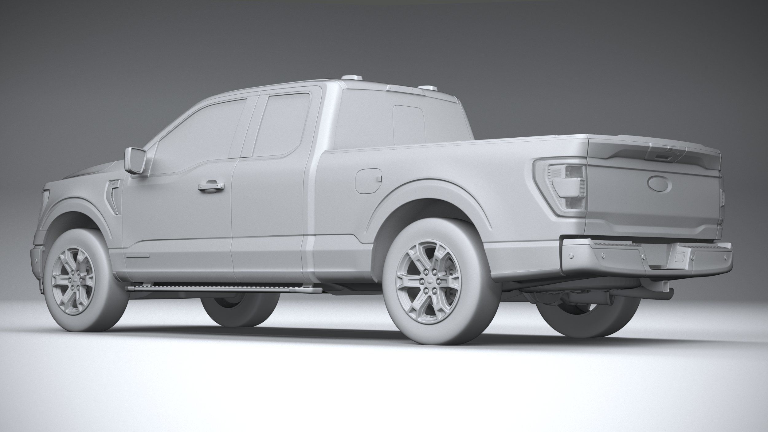 F-150 XLT Super Cab 2022 3D model_25