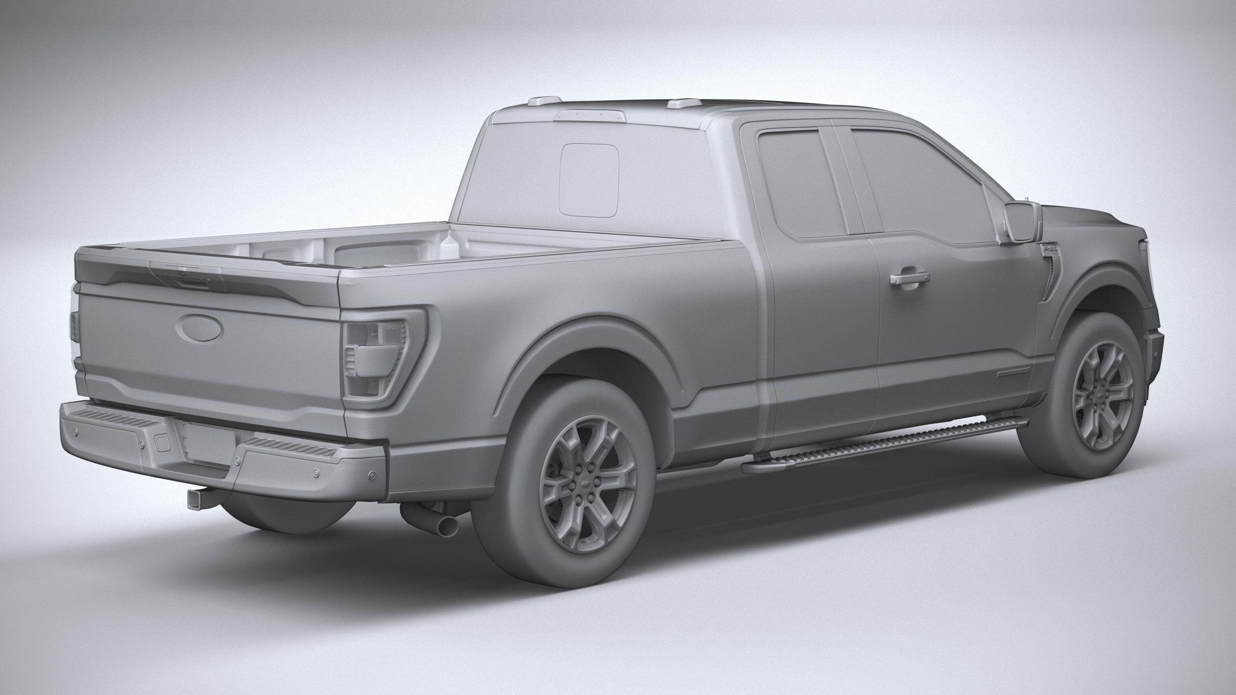 F-150 XLT Super Cab 2022 3D model_20