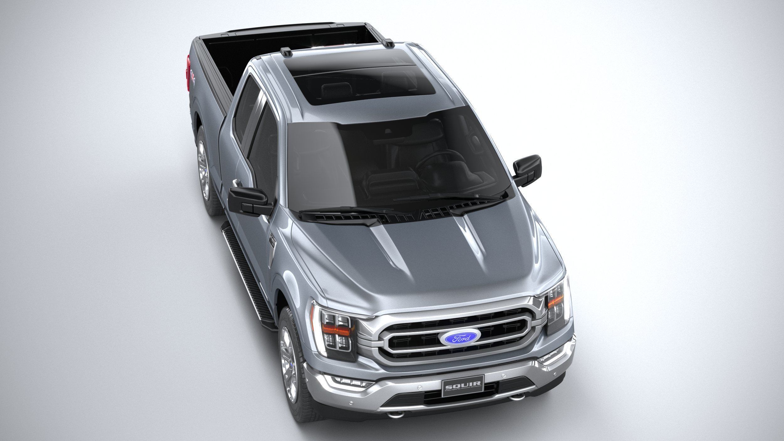 F-150 XLT Super Cab 2022 3D model_4