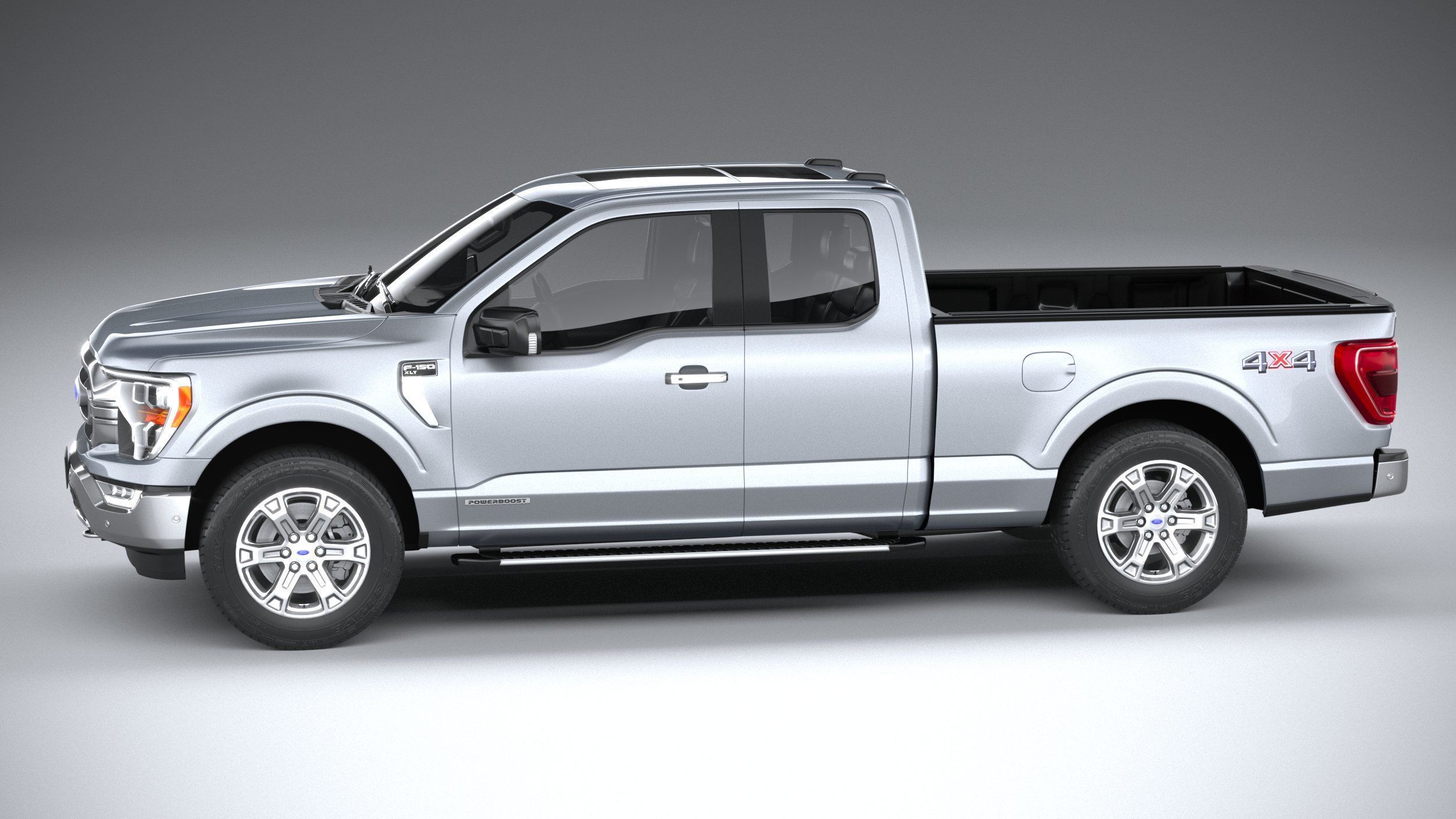 F-150 XLT Super Cab 2022 3D model_2
