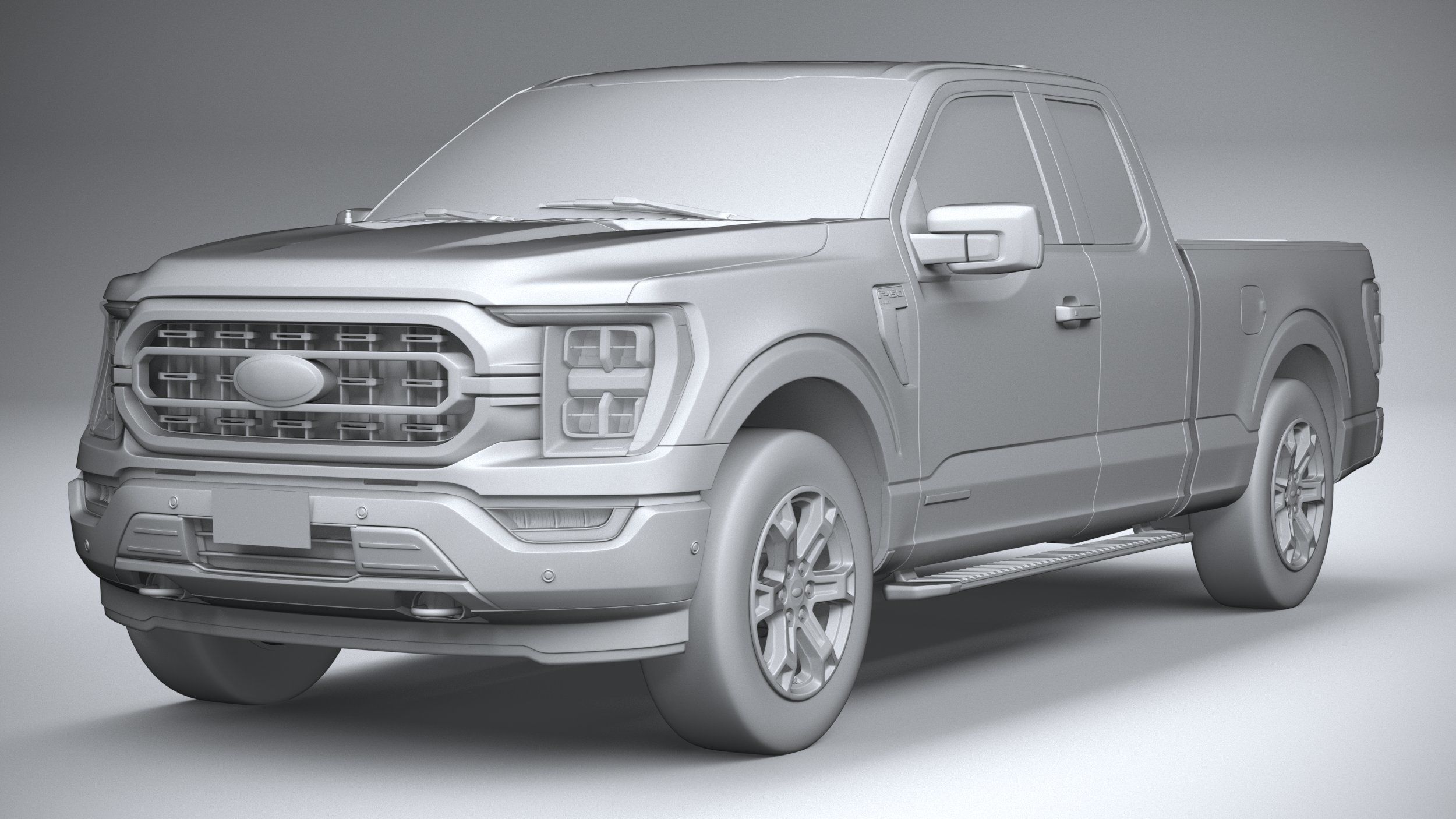 F-150 XLT Super Cab 2022 3D model_21