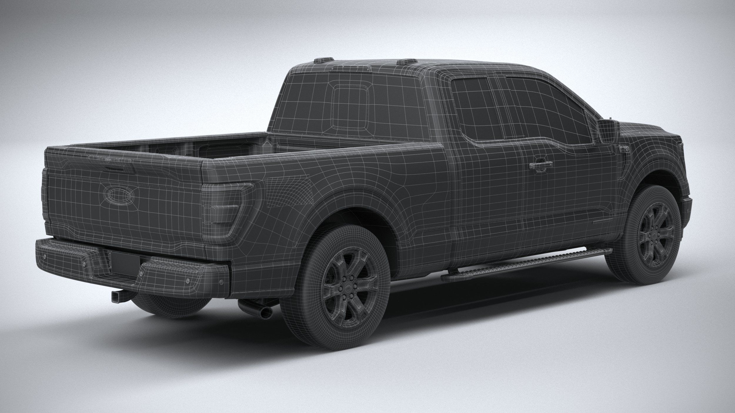 F-150 XLT Super Cab 2022 3D model_27