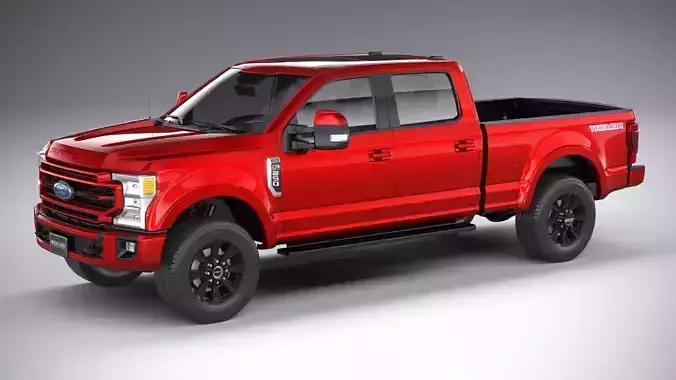F-250 Super Duty Lariat 2022 3D model