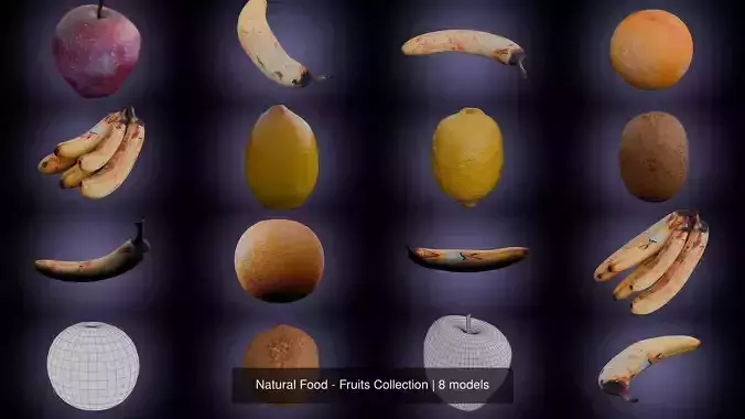 Natural Food - Fruits Collection