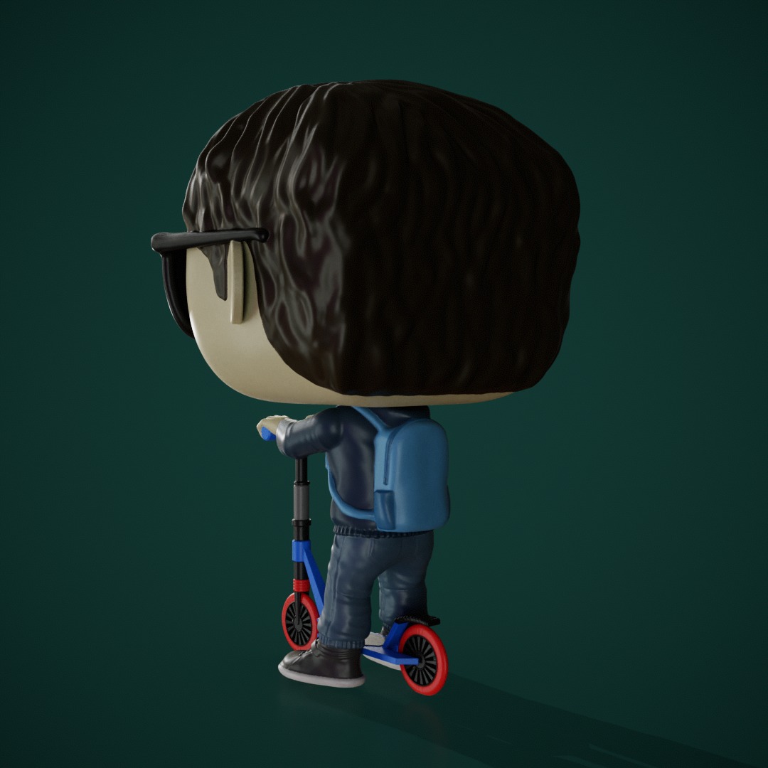 Custom Monopatin 3D print model_3