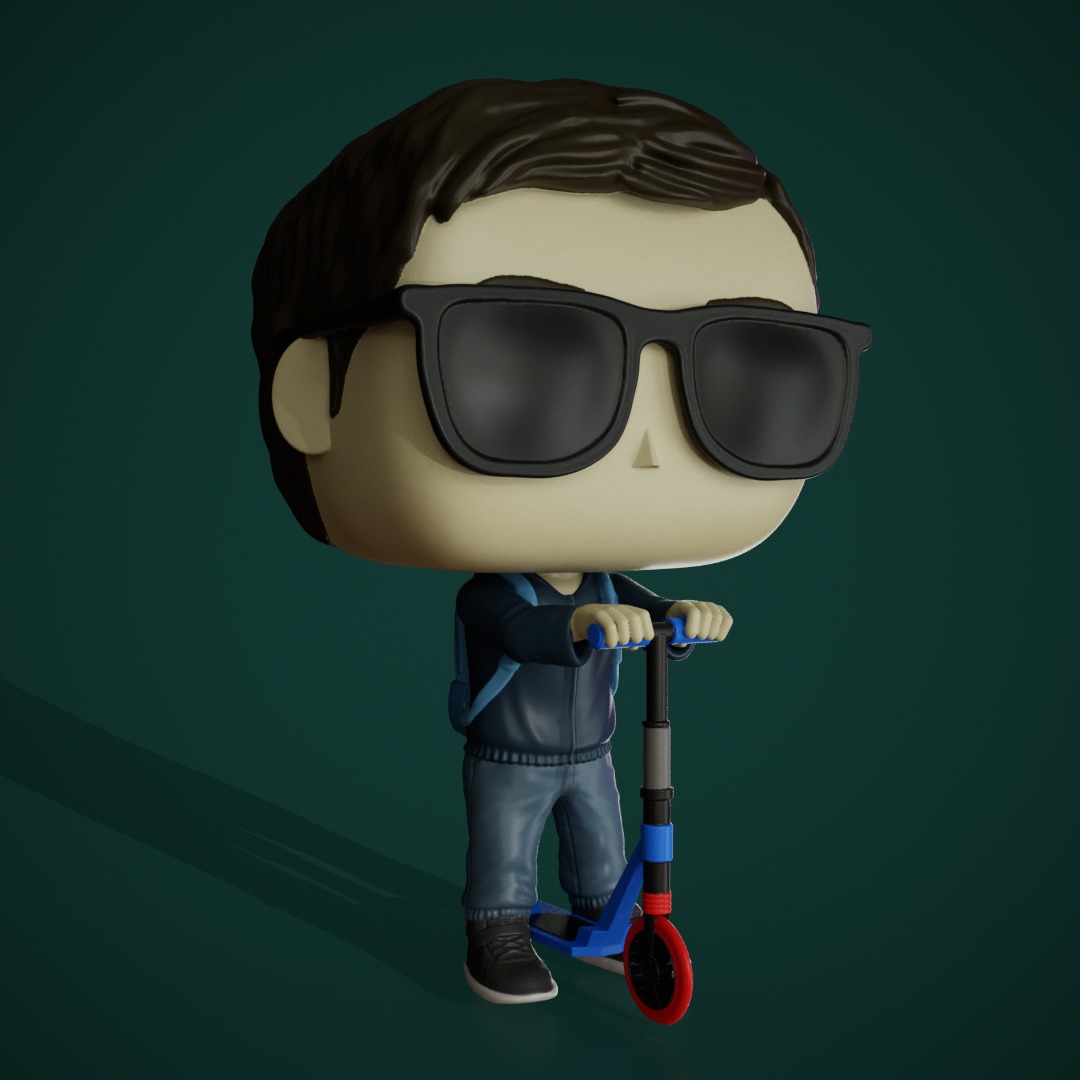 Custom Monopatin 3D print model_2