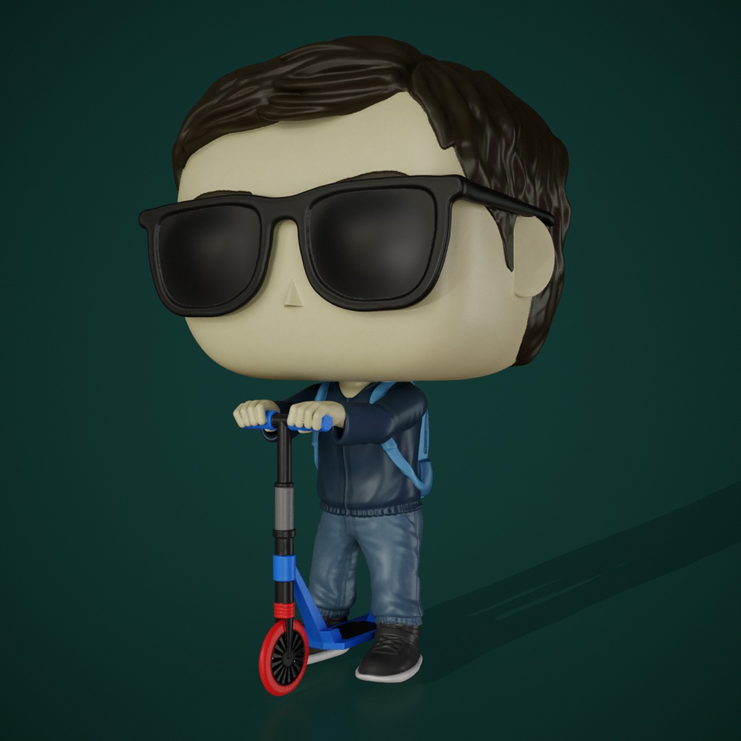 Custom Monopatin 3D print model_1