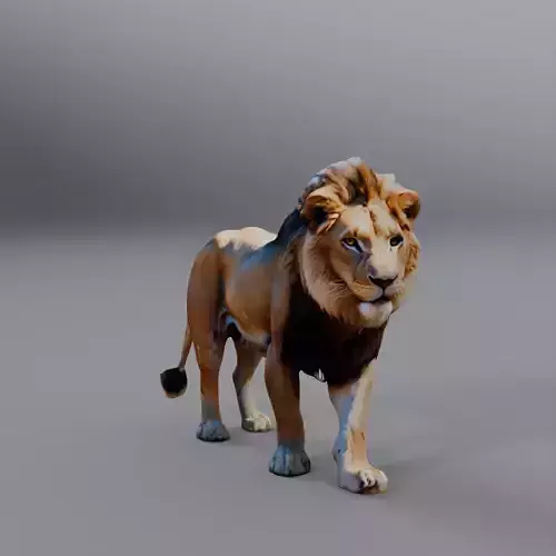 realistic lion