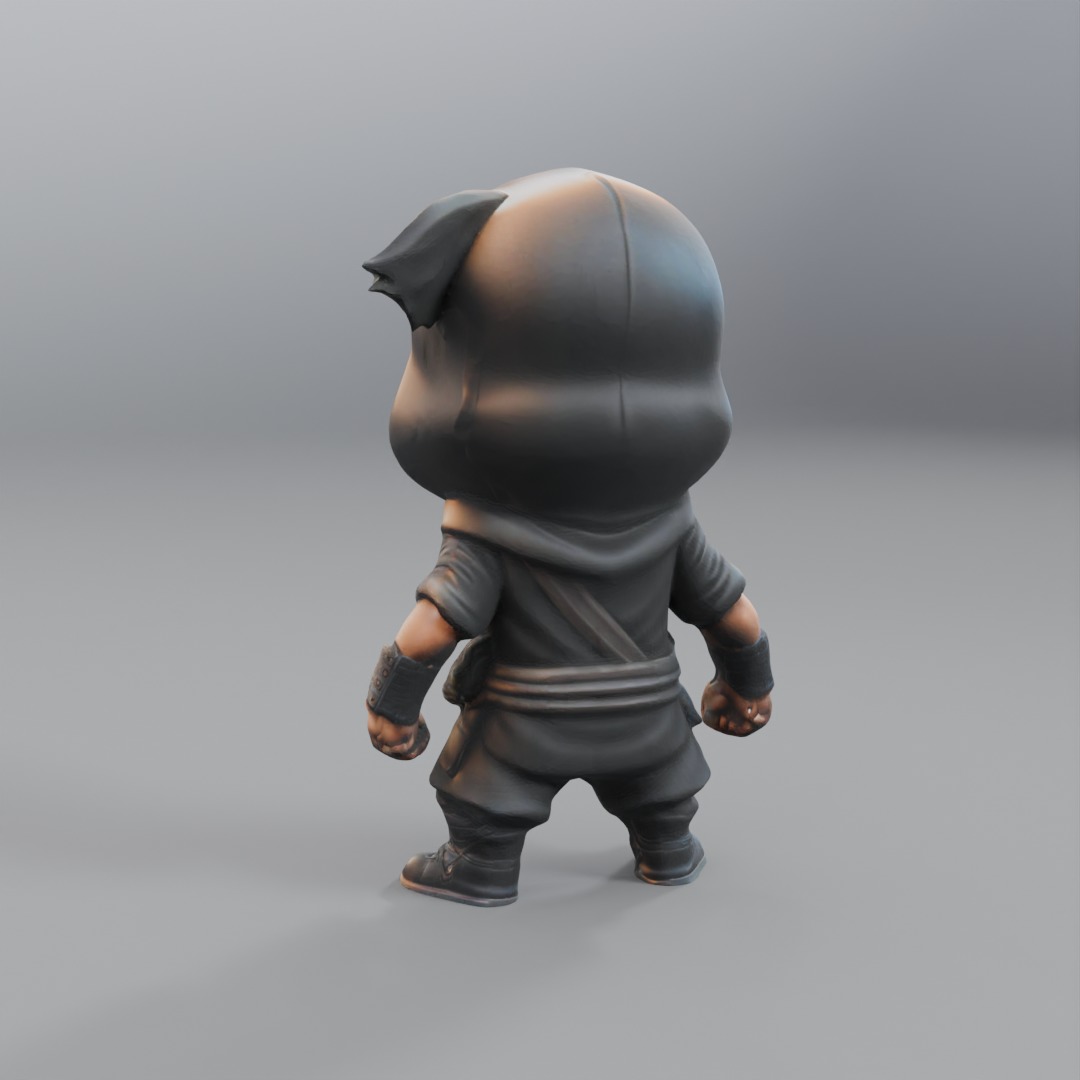 mini ninja 3D model_2