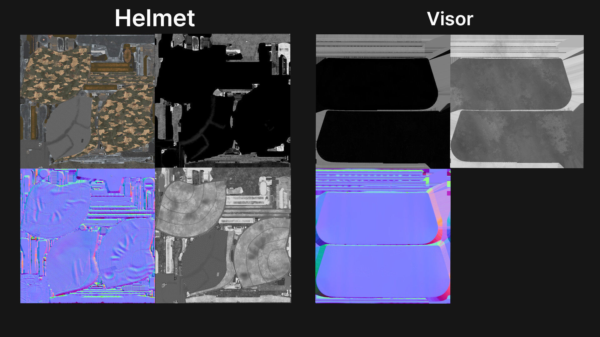 Helmet Kiver-M LP - PBR 3D model Game Ready Low-poly 3D model_10