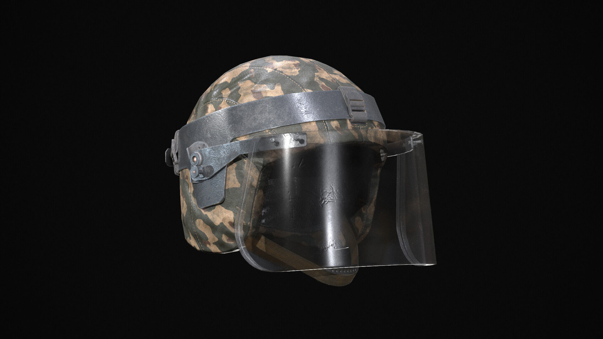 Helmet Kiver-M LP - PBR 3D model Game Ready Low-poly 3D model_9