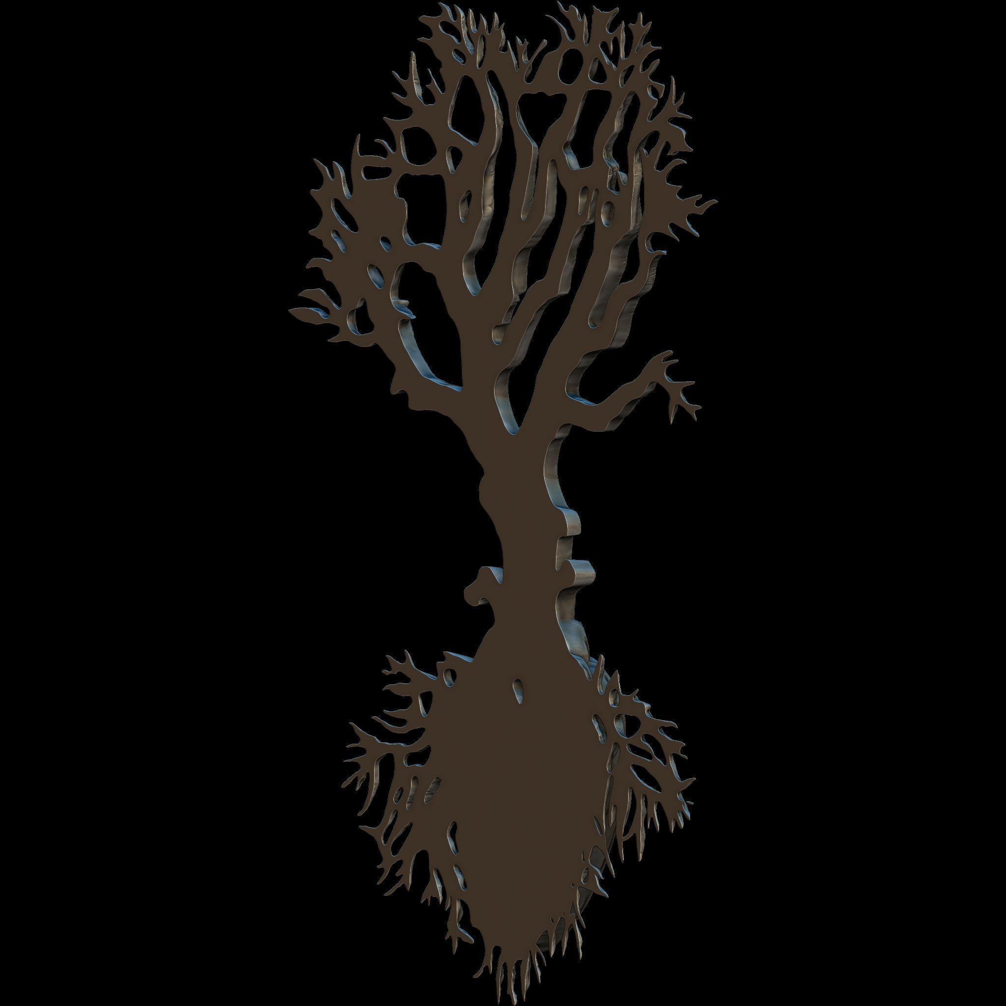 Tree of Life STL file for 3d printing or CNC 3D print model_5