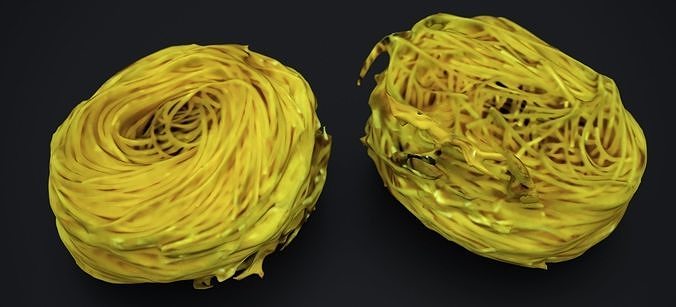 ANGEL HAIR PASTA ROLL 2024 3D model